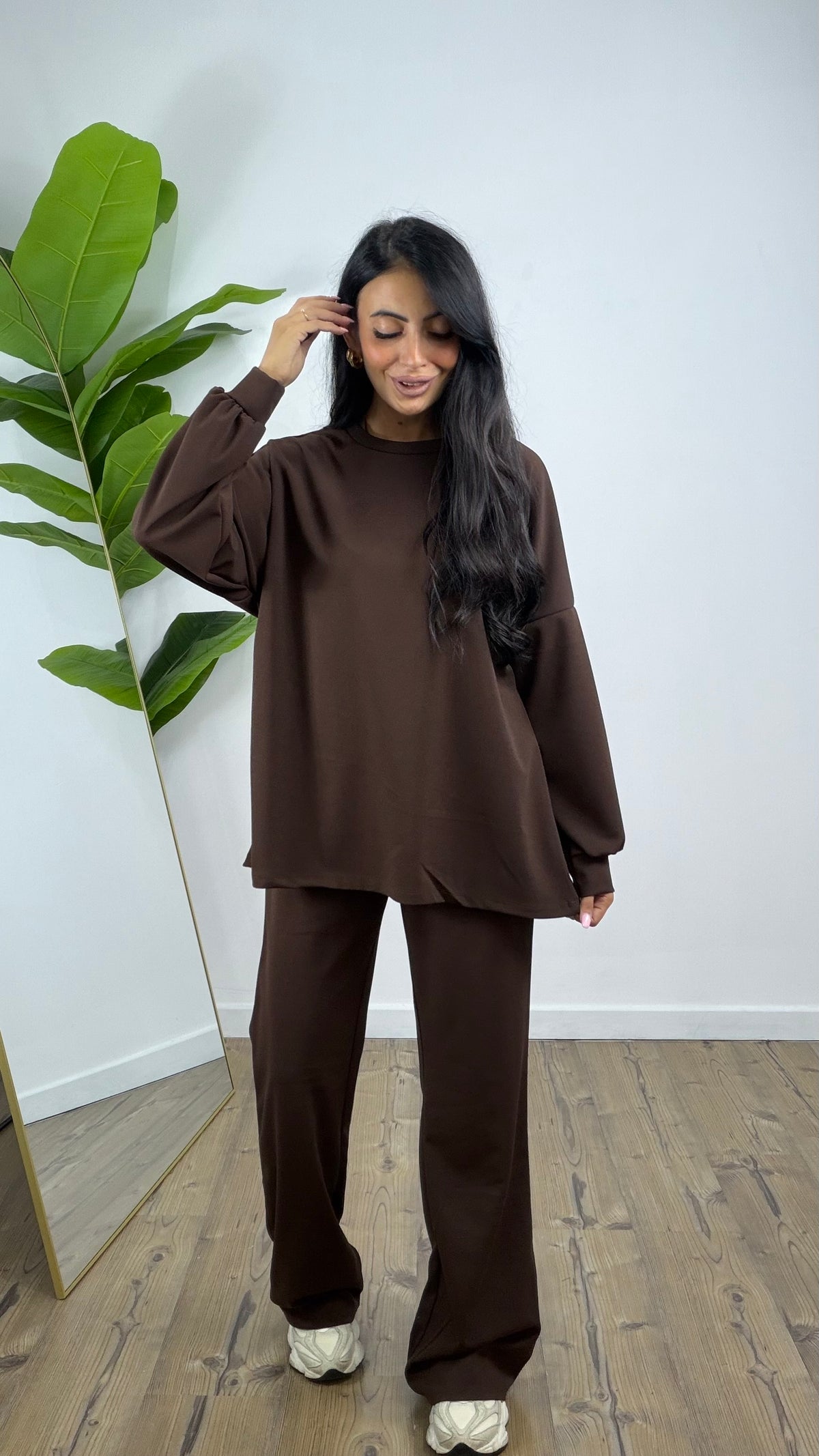 Coordinato Comfy Marrone