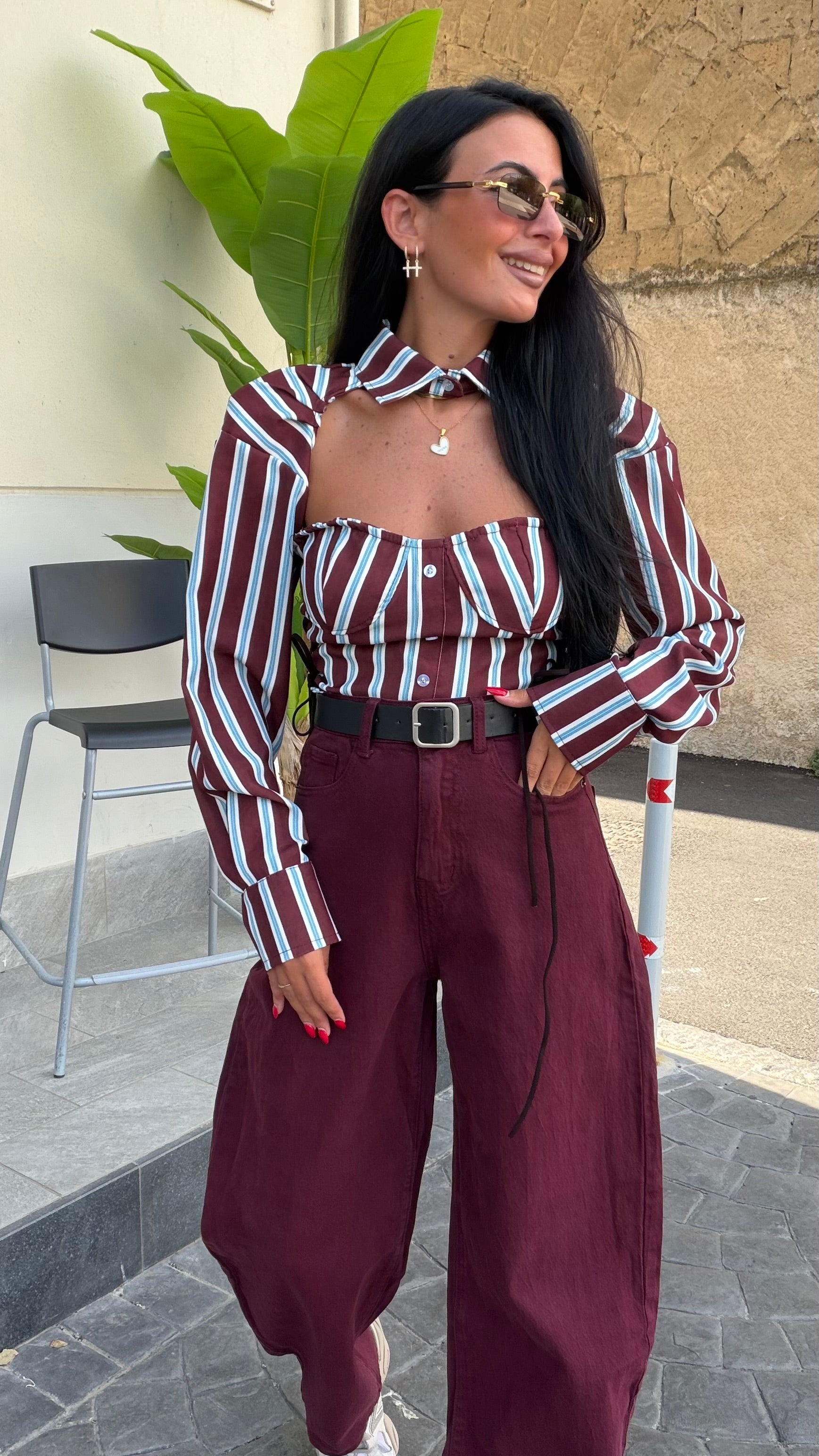 Camicia crop by Eva