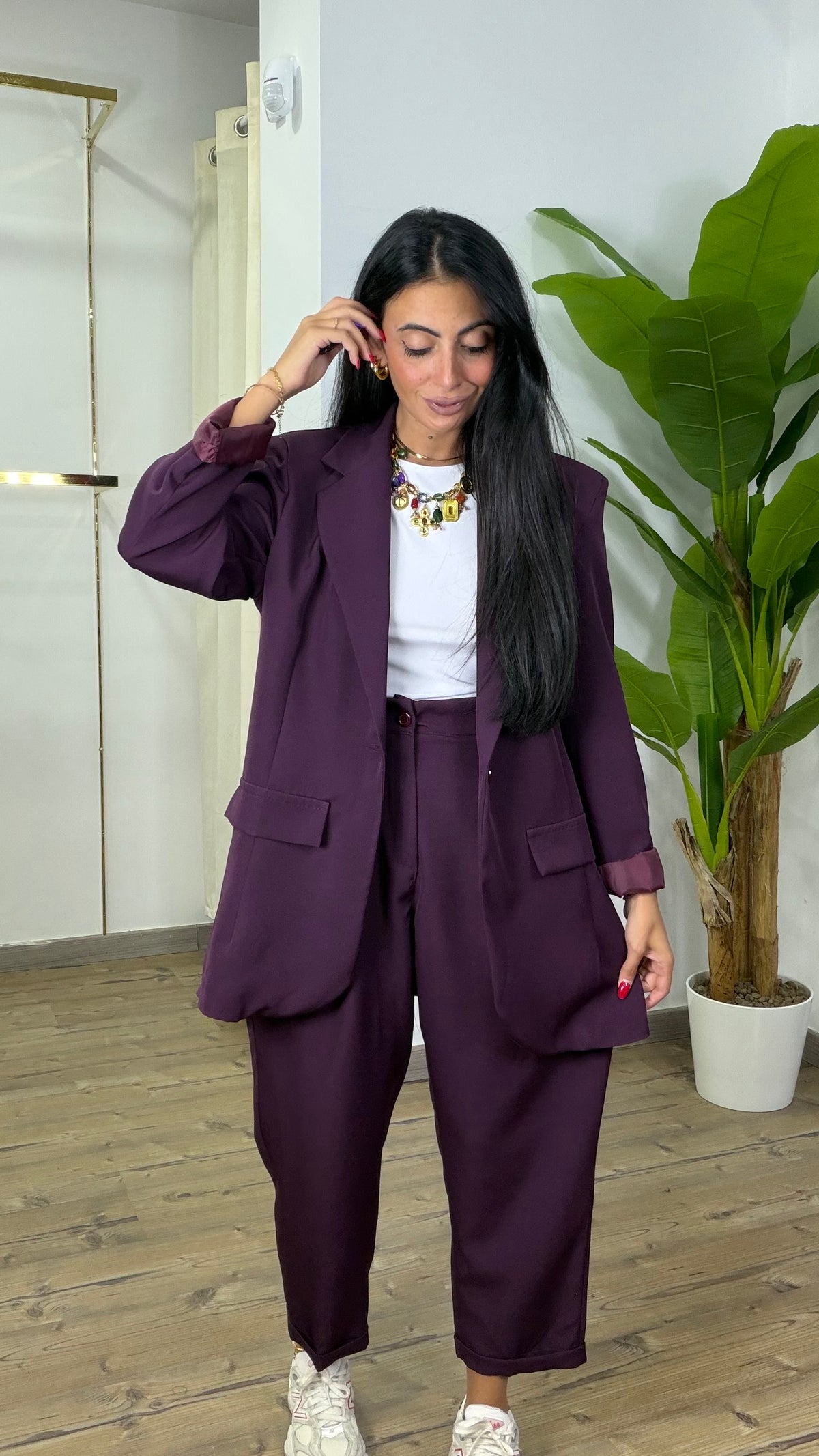 Tailleur Gisella vinaccio