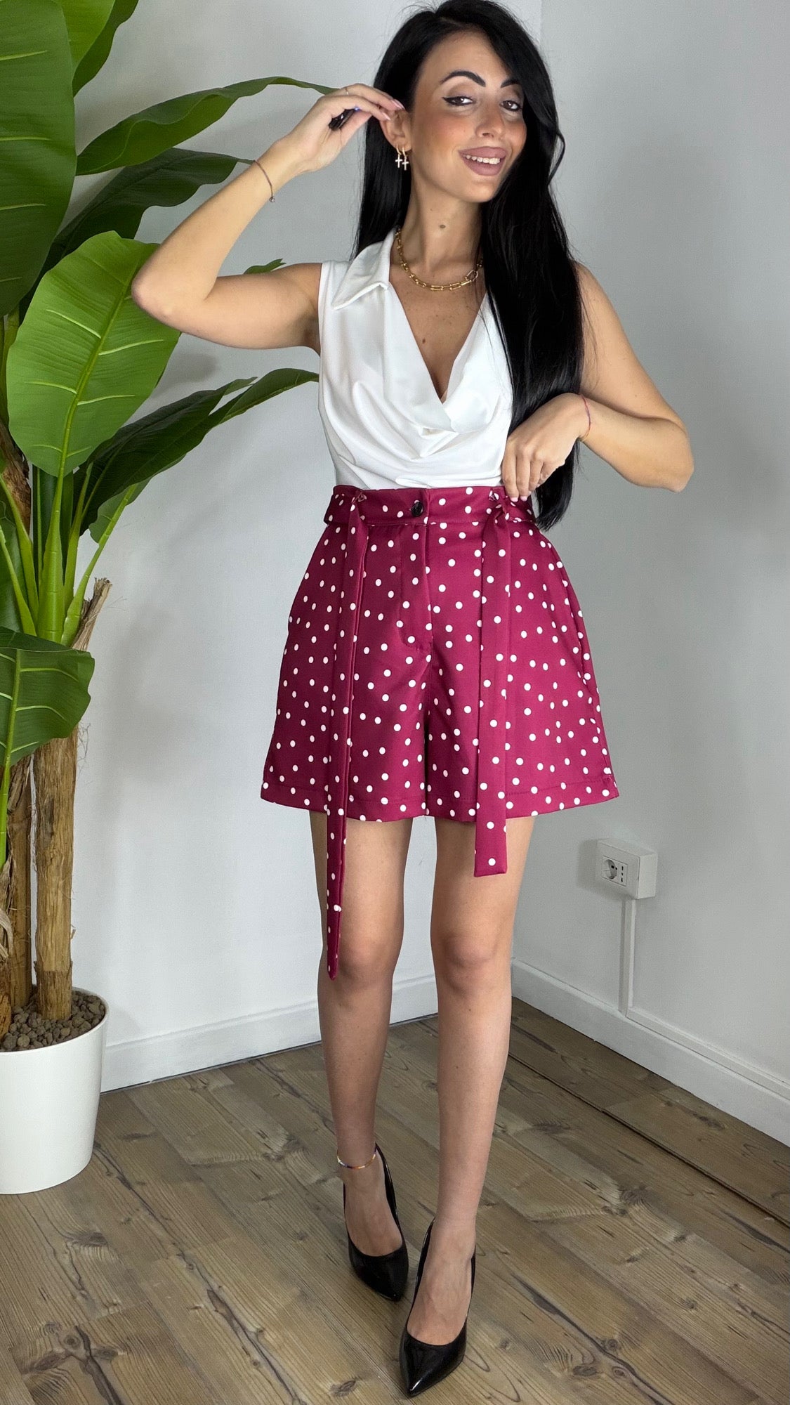 Pantaloncino Pois