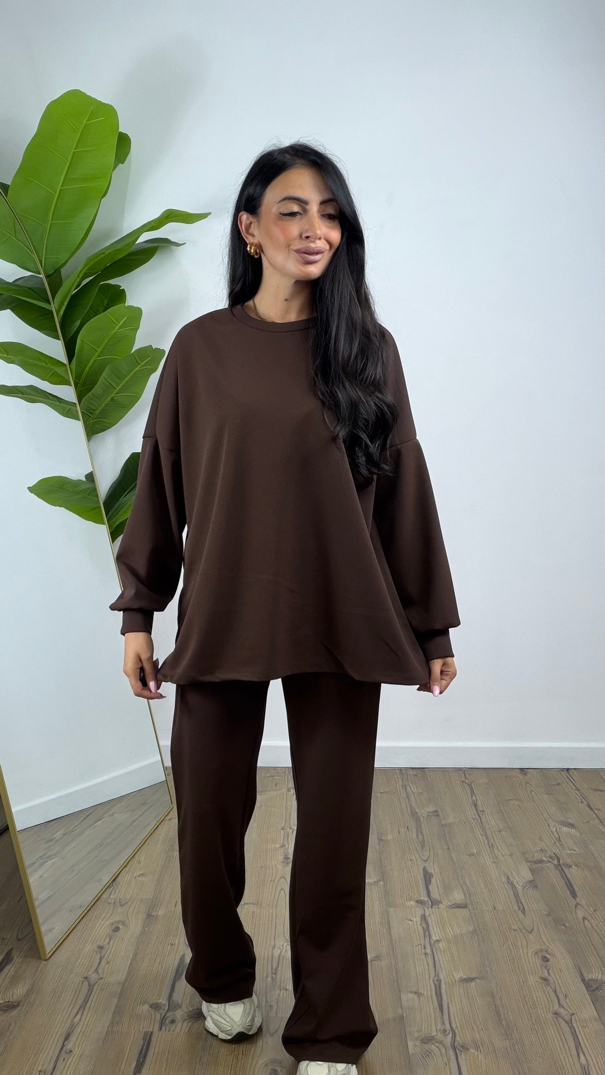 Coordinato Comfy Marrone