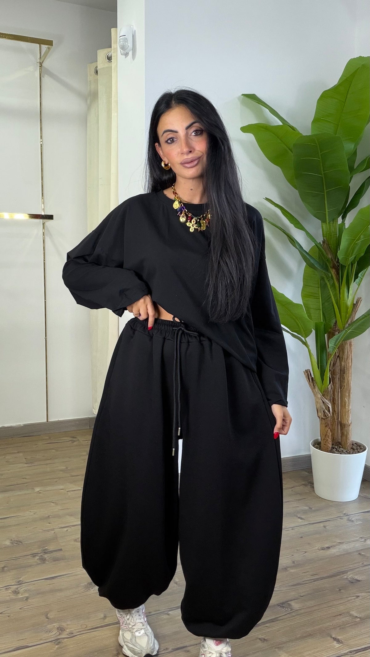 Pantalone F9959 nero