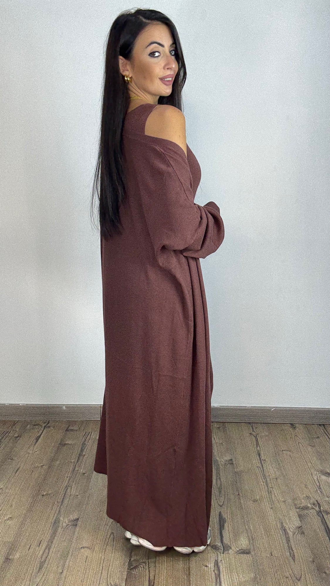 Coordinato Abito e Cardigan