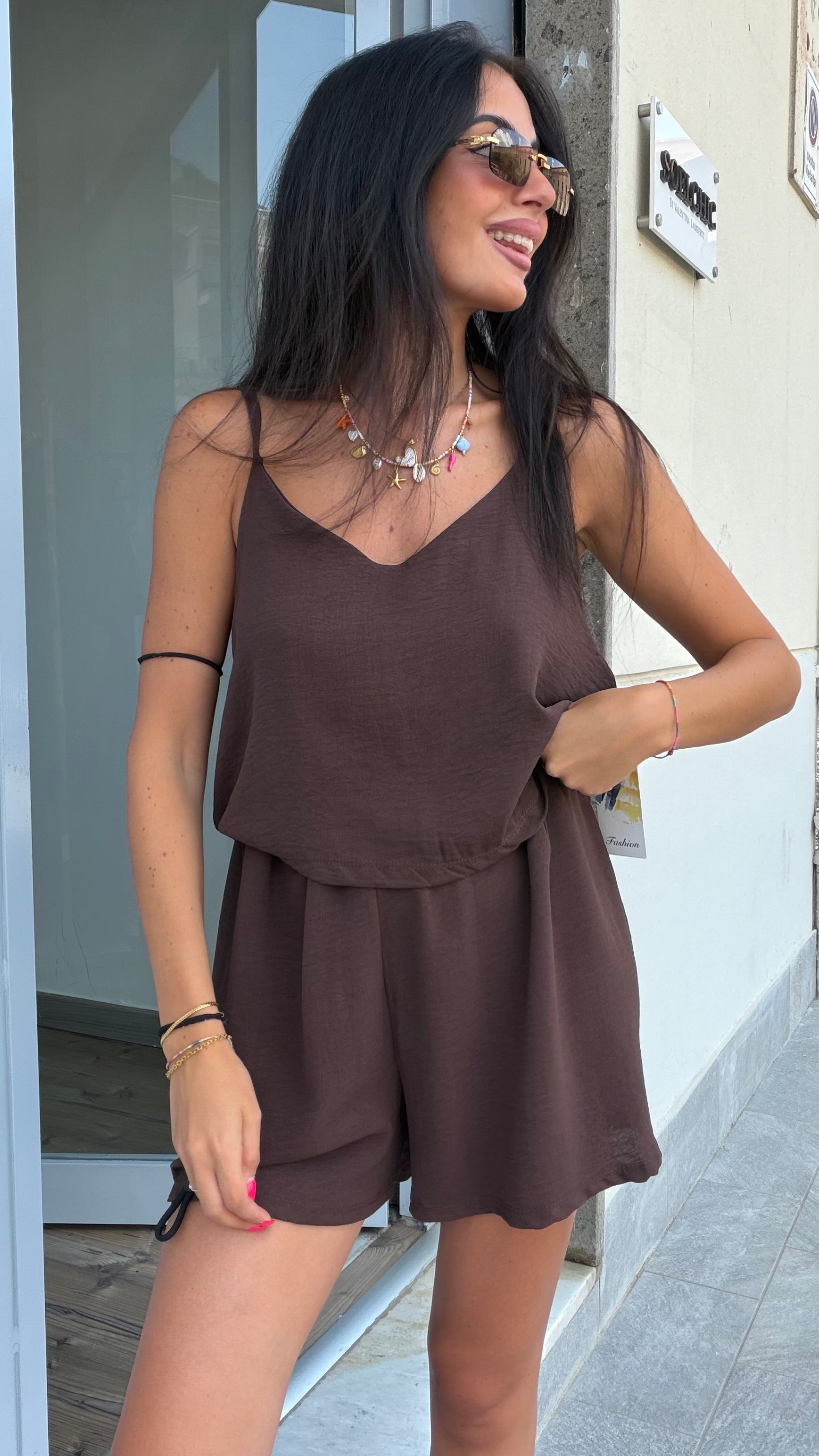 Coordinato Lety marrone