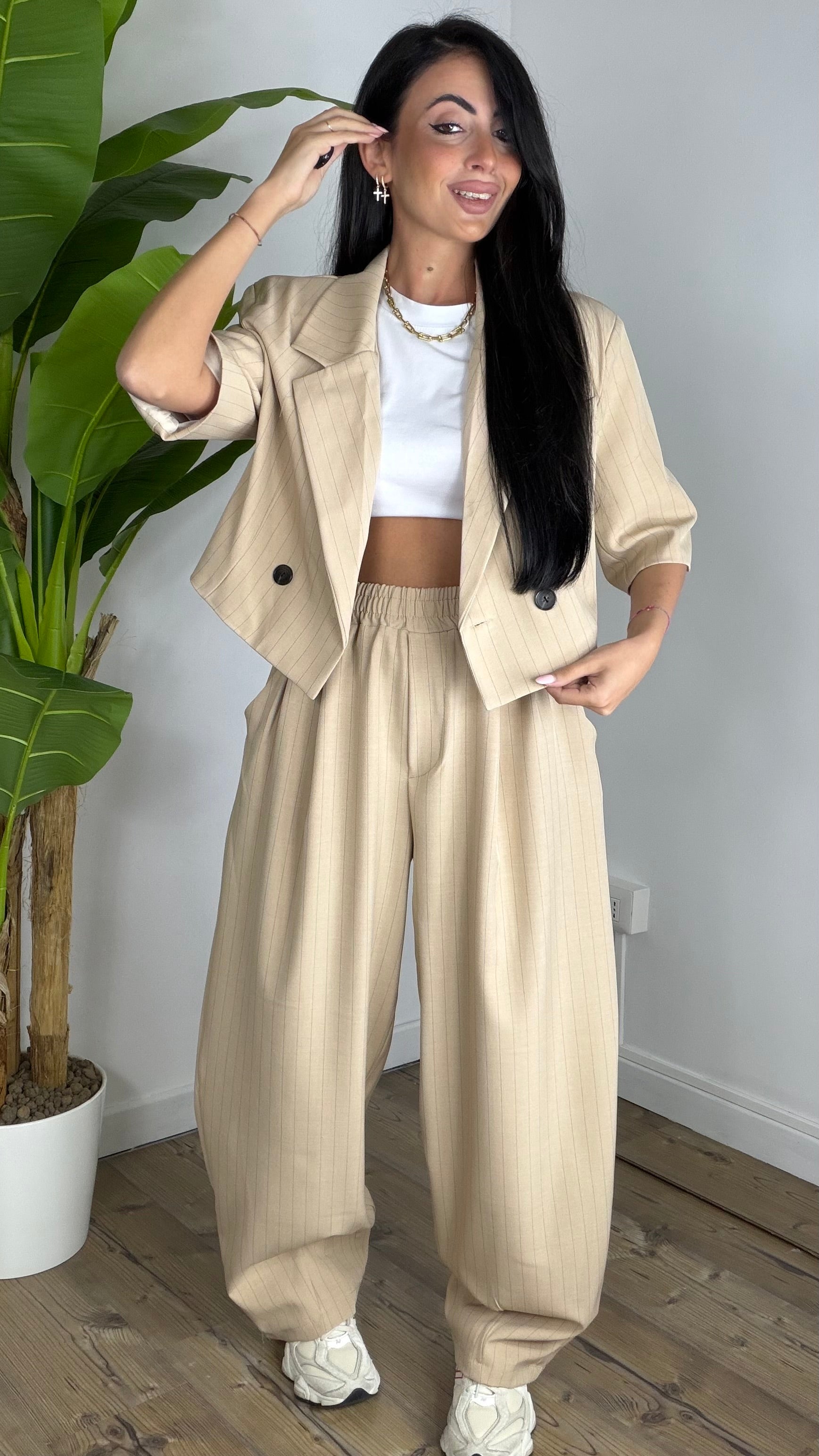 Tailleur Luana Gessato
