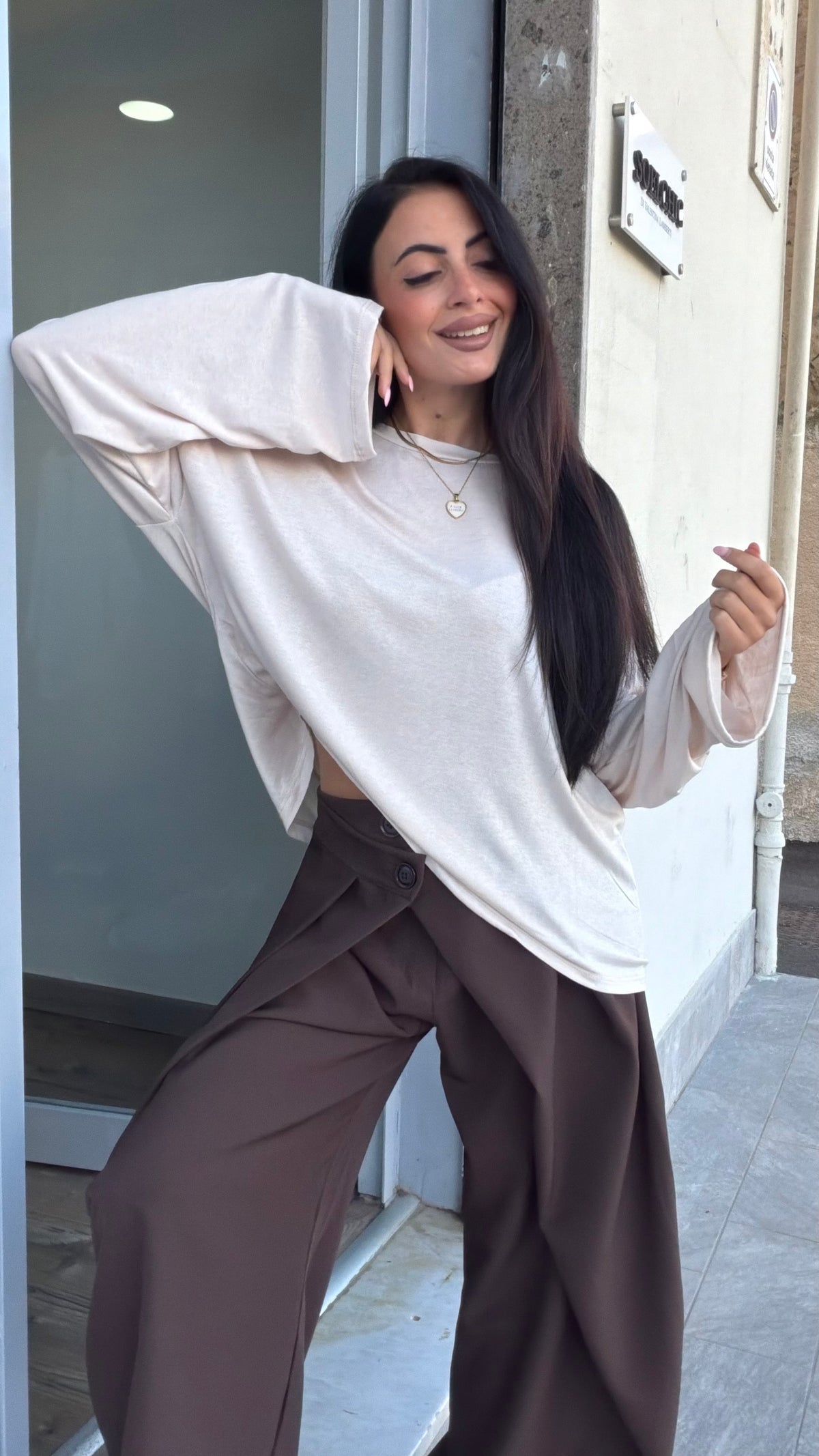 Longsleeve beige 5797
