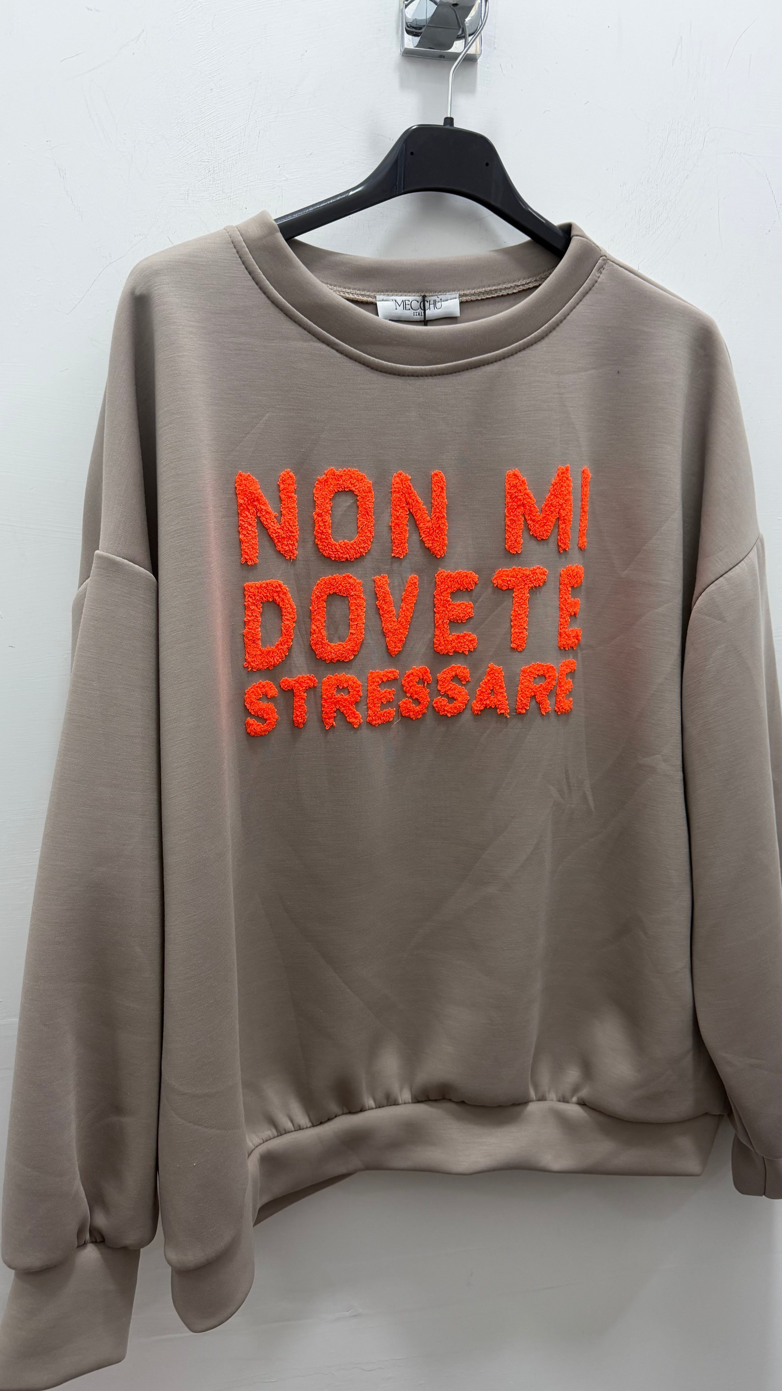 Felpa Non Mi dovete Stressare