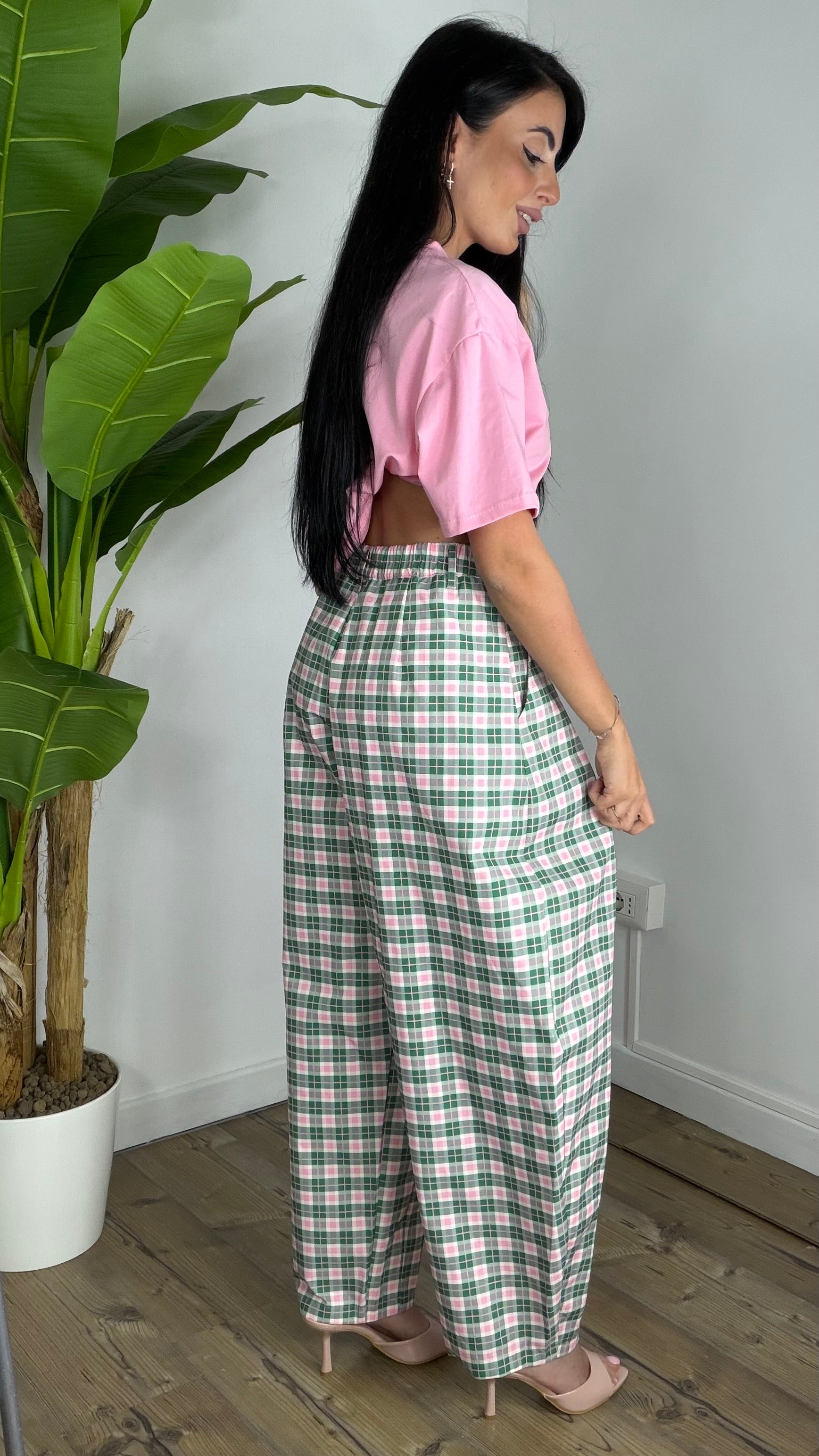 Pantalone Quadretti JustWest