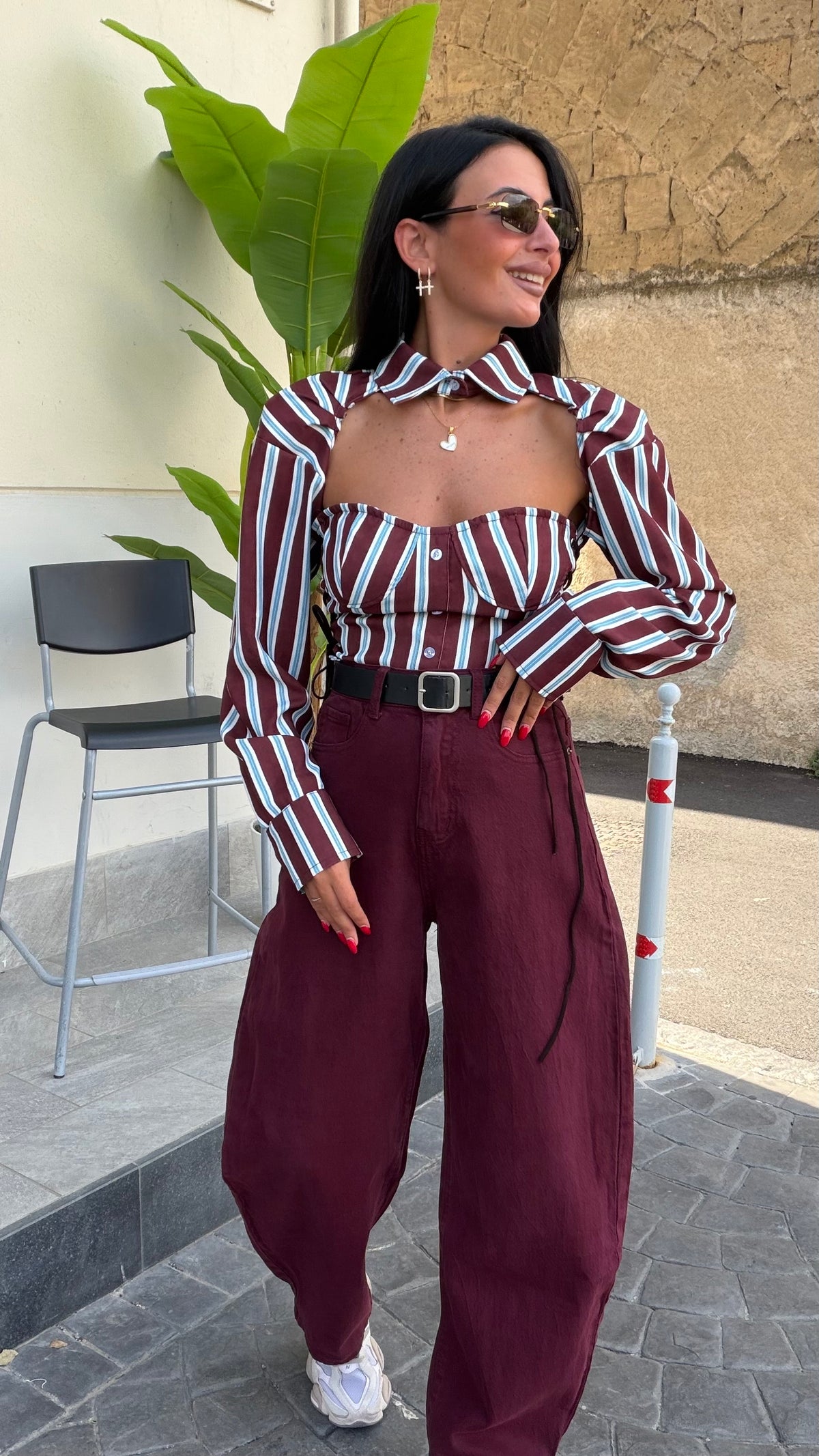 Camicia crop by Eva