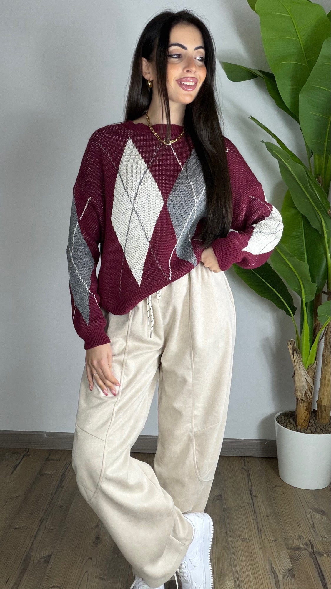 Maglioncino Rombi