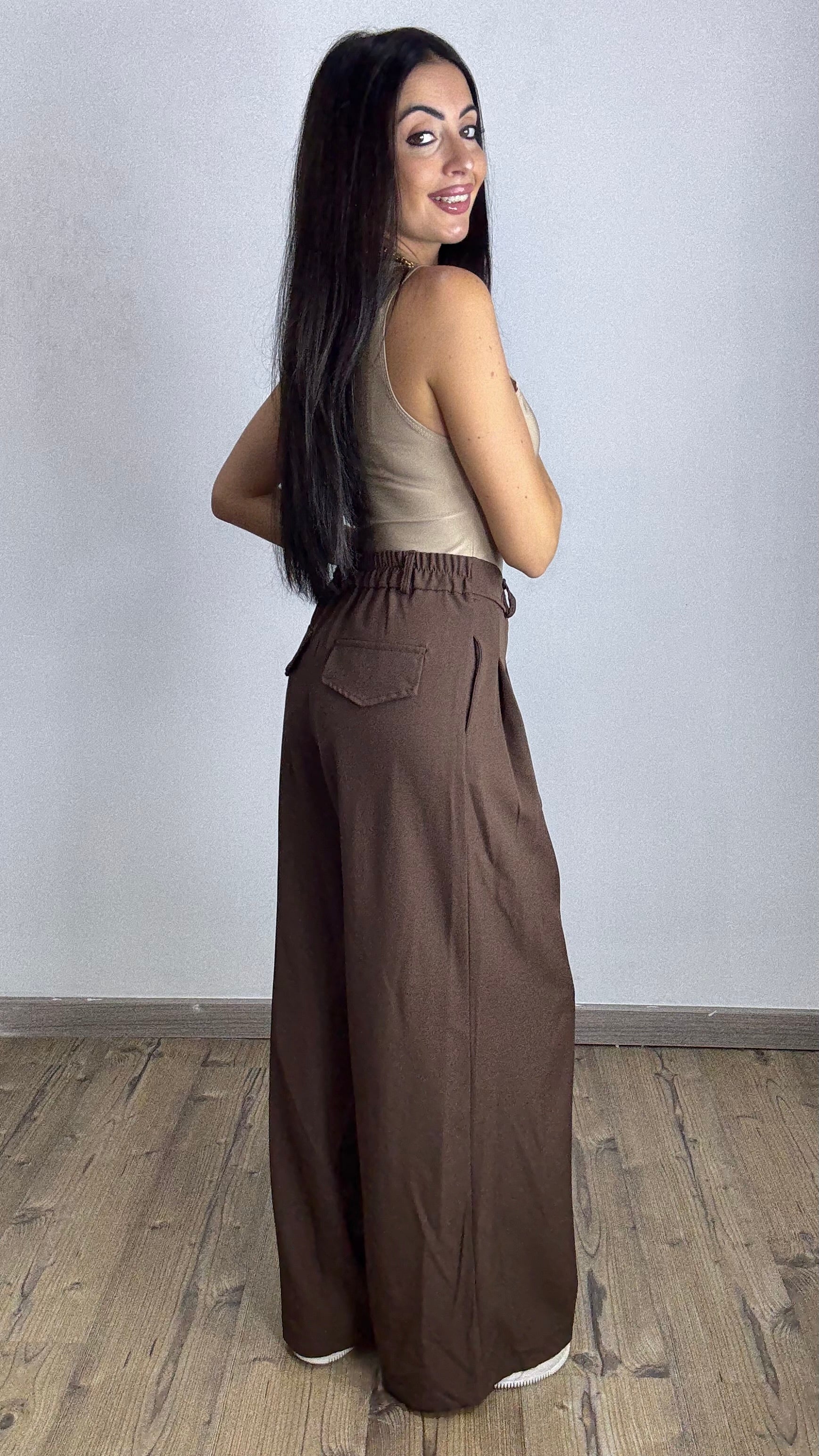 Pantalone Office Marrone