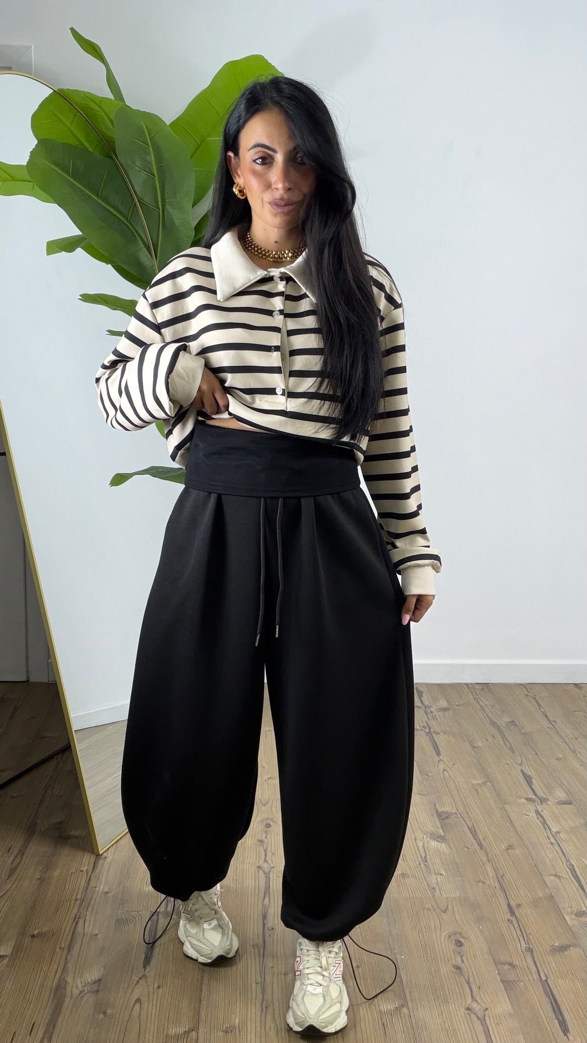 Pantalone tuta 10032-nero