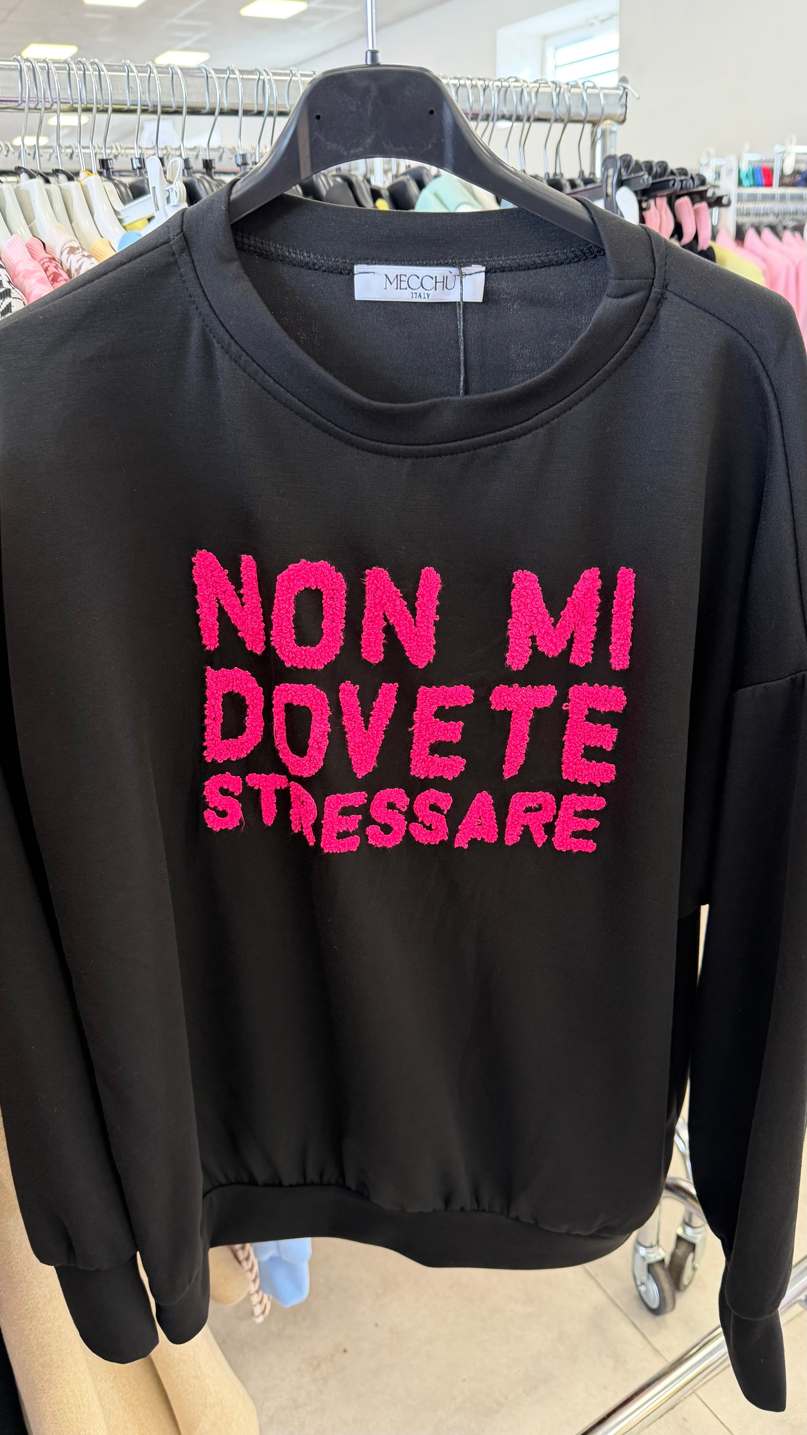 Felpa Non Mi dovete Stressare