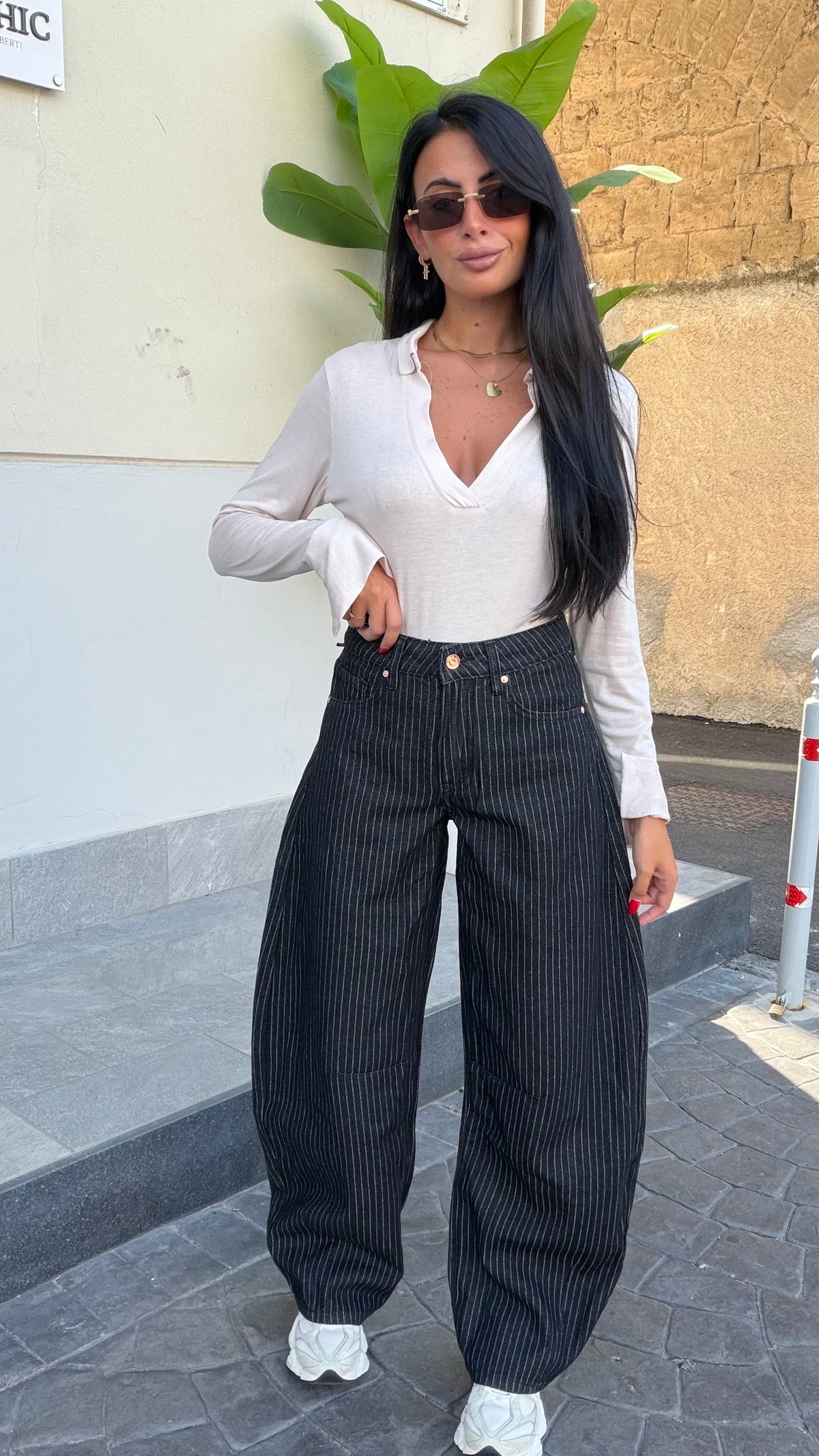 Jeans Gessato H5797