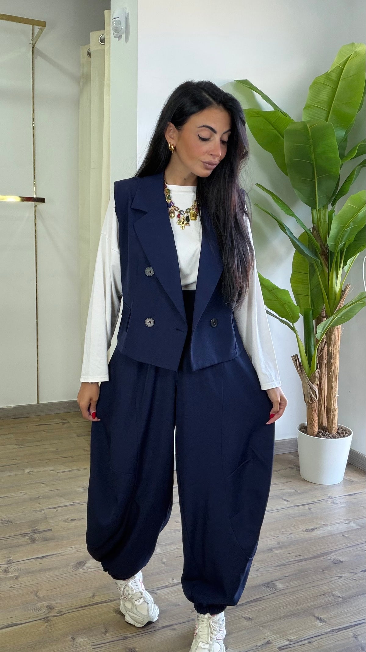 Coordinato Asya 7658 blu