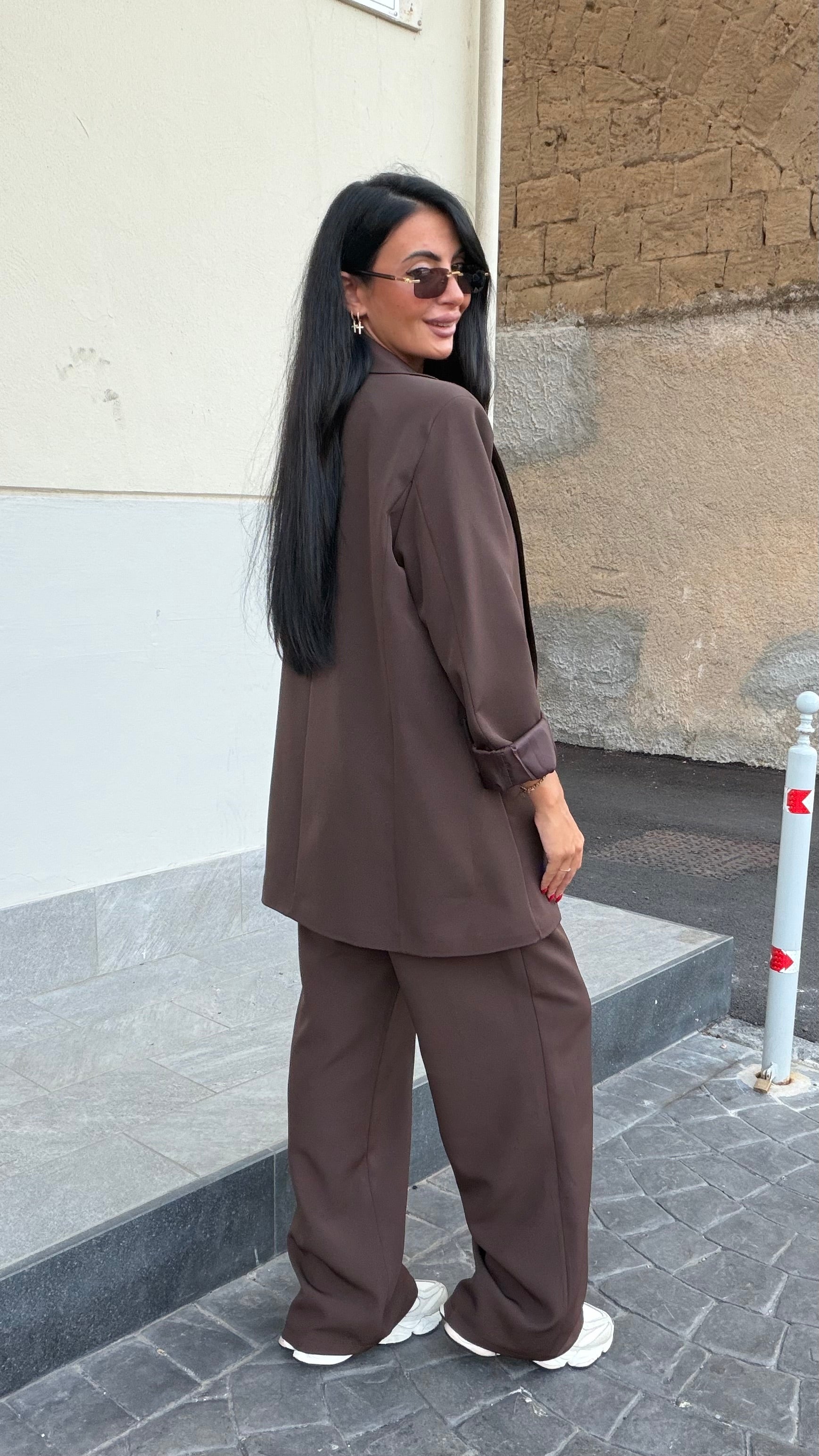 Tailleur Angelina marrone