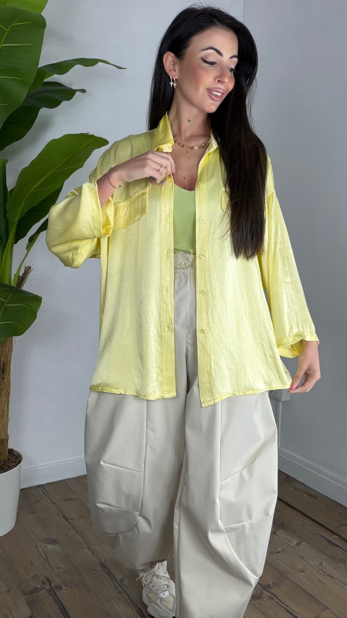 Camicia Satinata