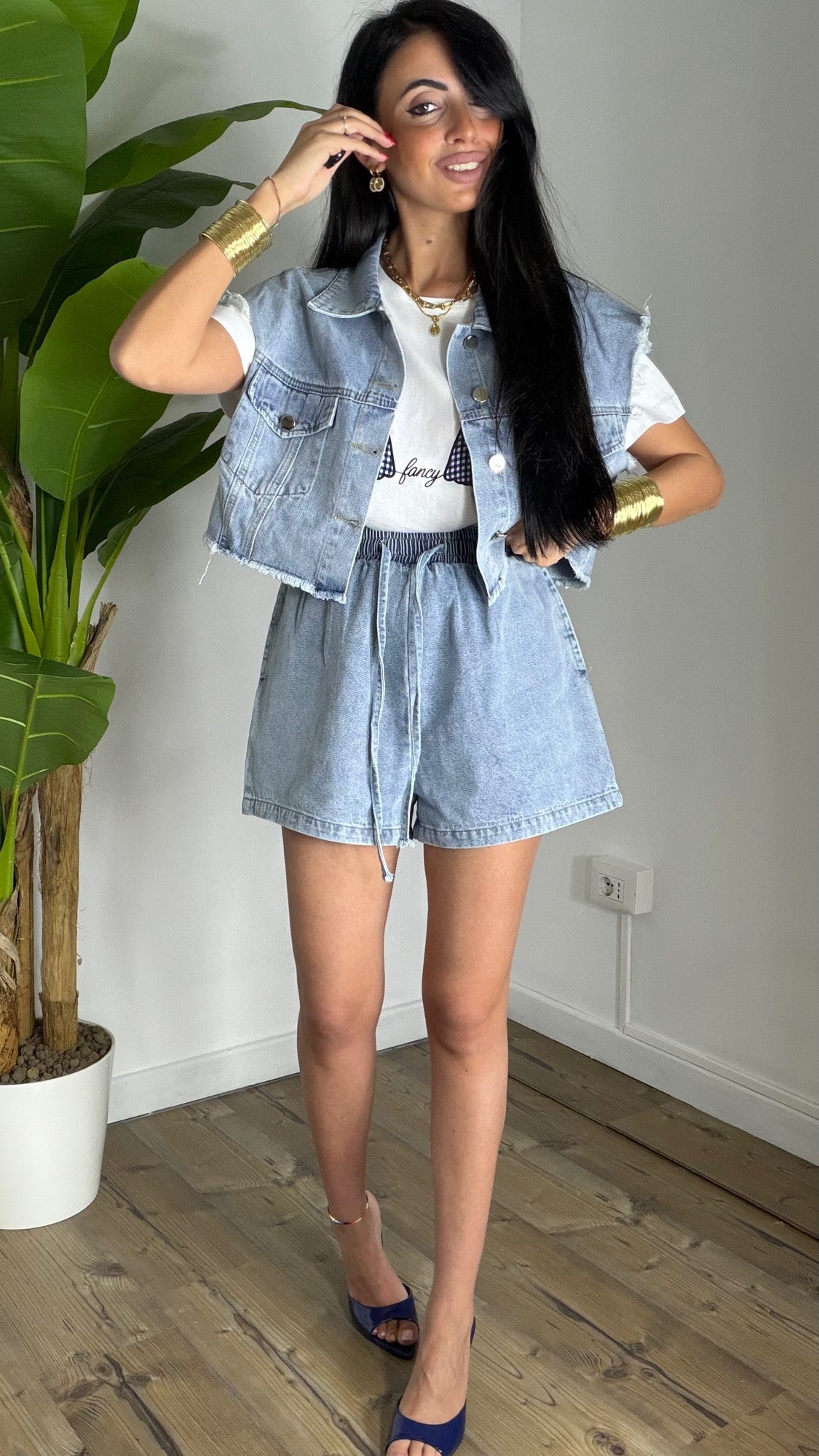 Coordinato in Denim