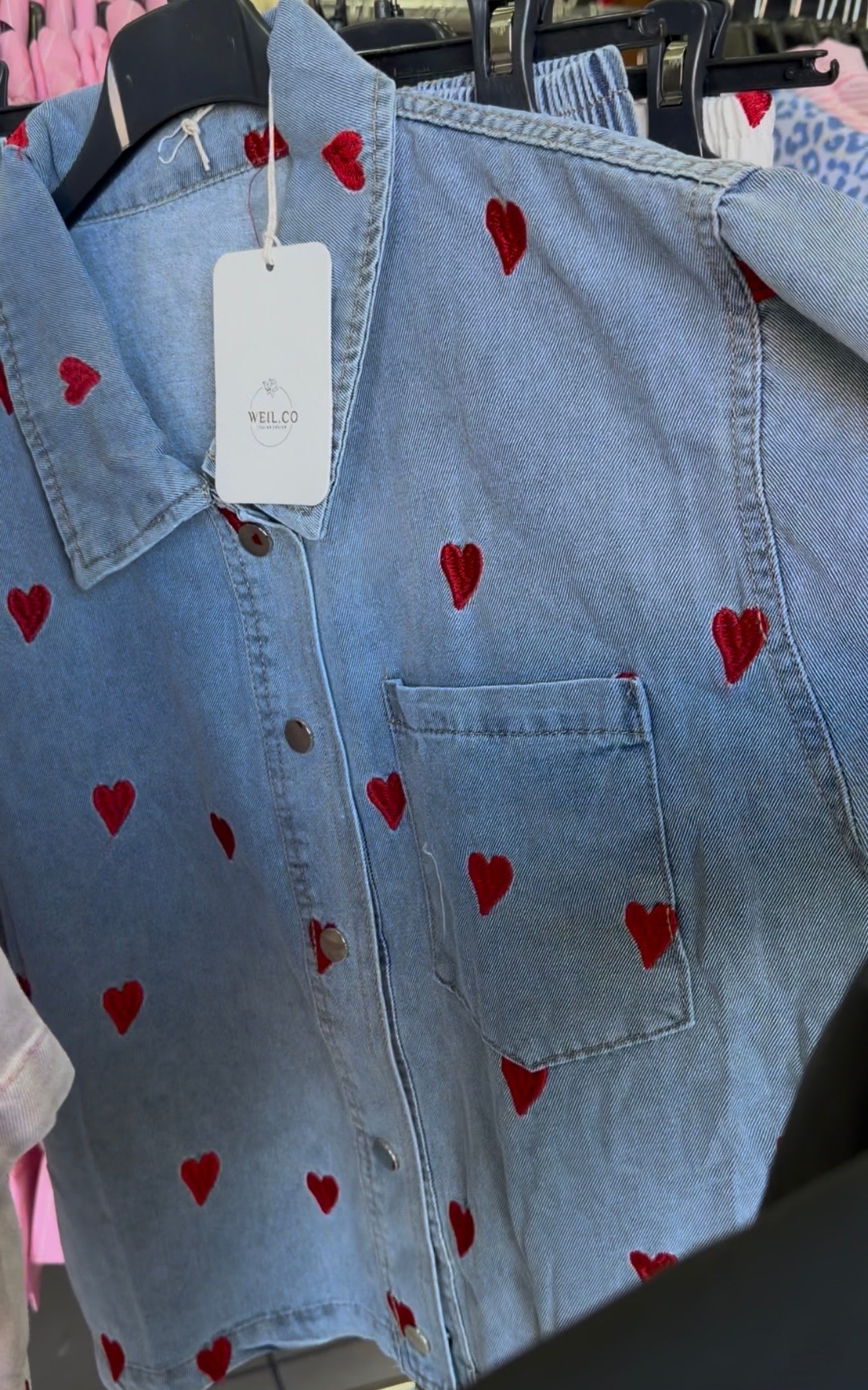 Coordinato Denim Cuore