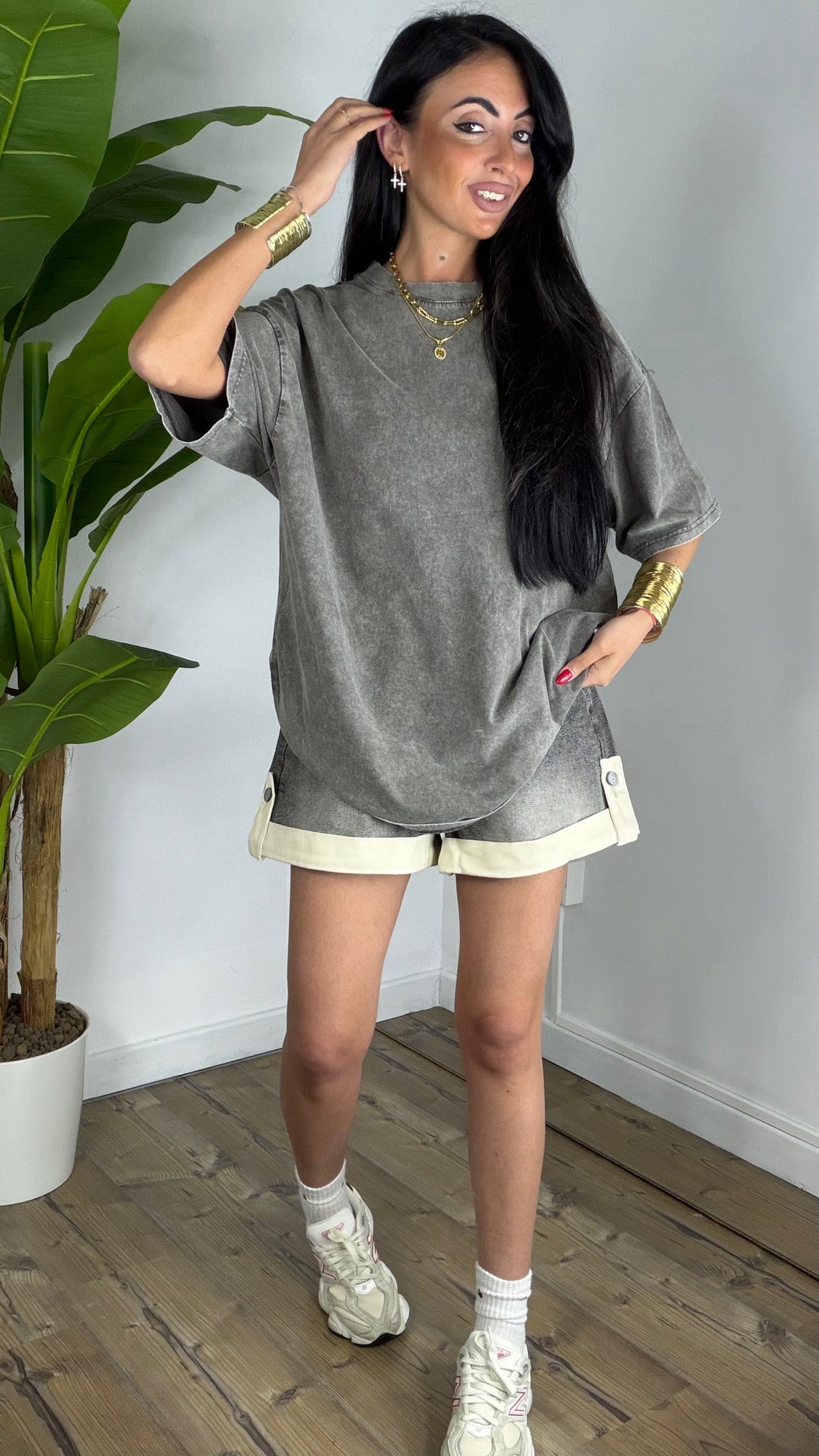 T-shirt 3341 Grigio