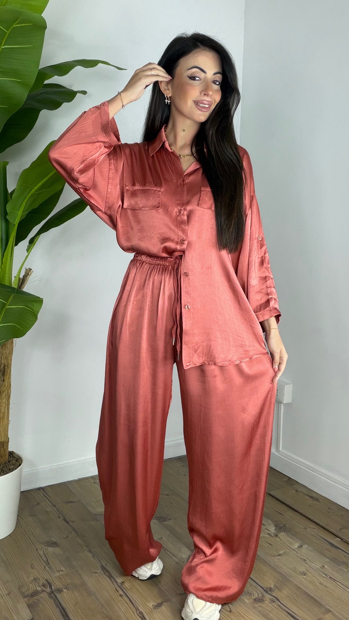 Pantalone Satinato