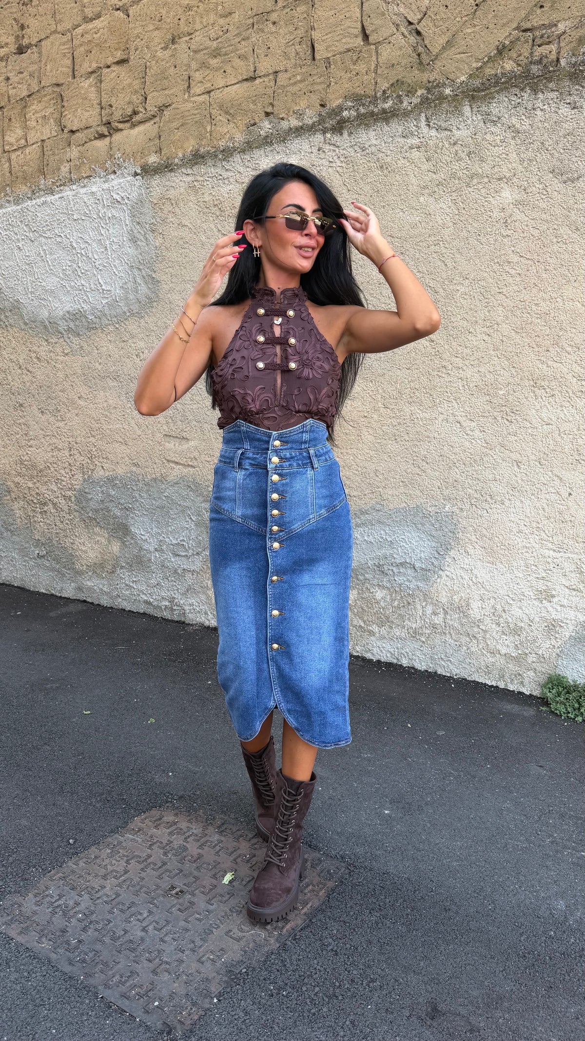Gonna in Denim MI2171