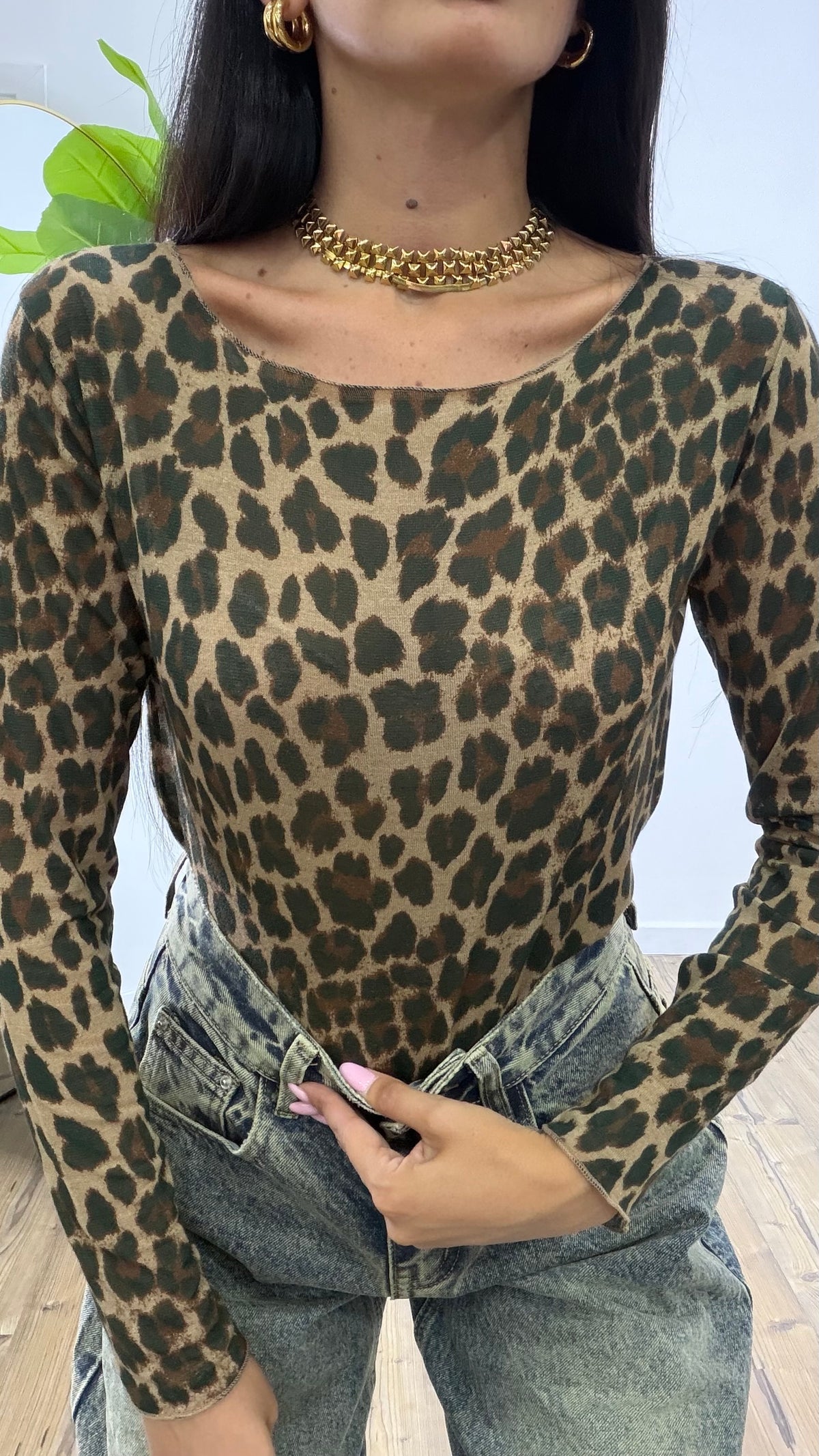 Maglia Velata 4735-petrolio