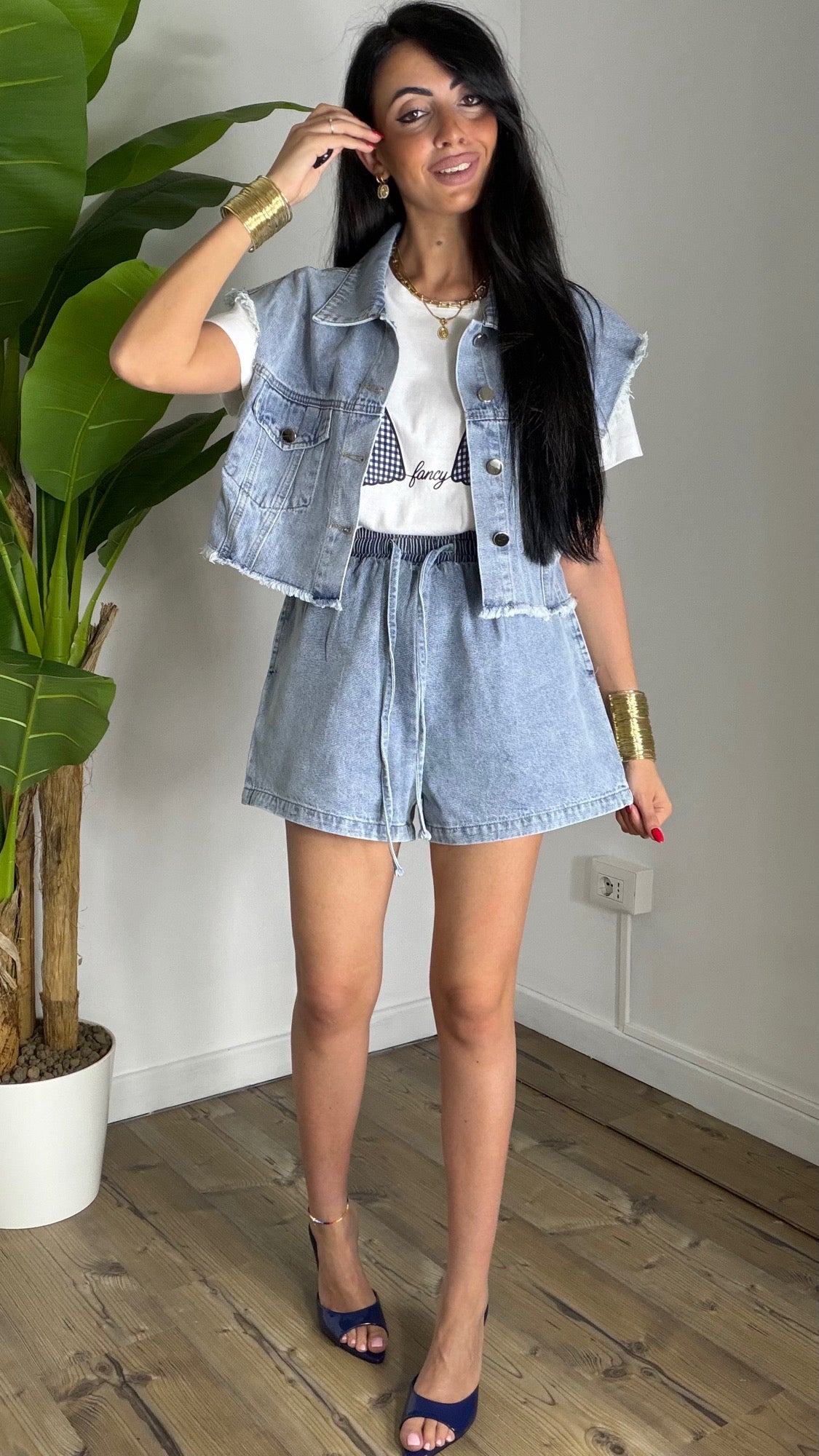 Coordinato in Denim