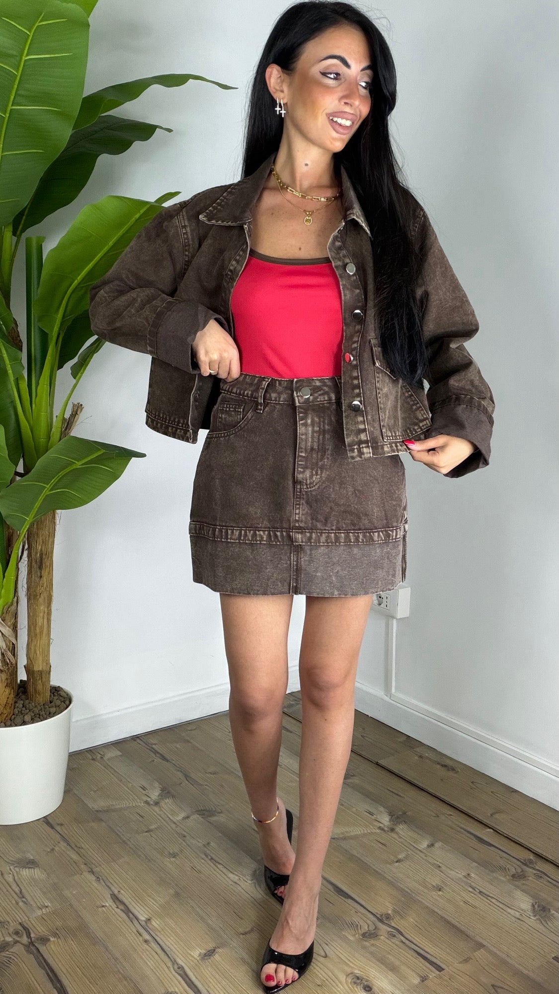 Coordinato in Denim Cecilia
