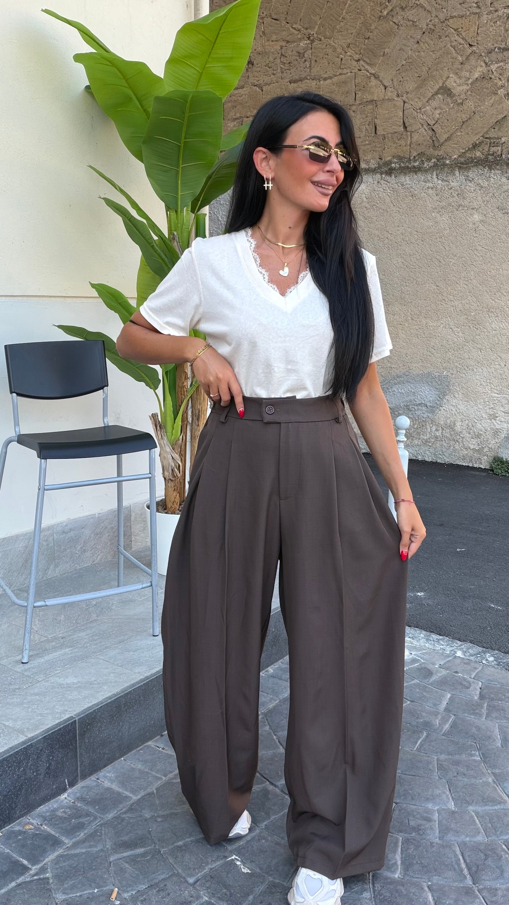Pantalone Office marrone