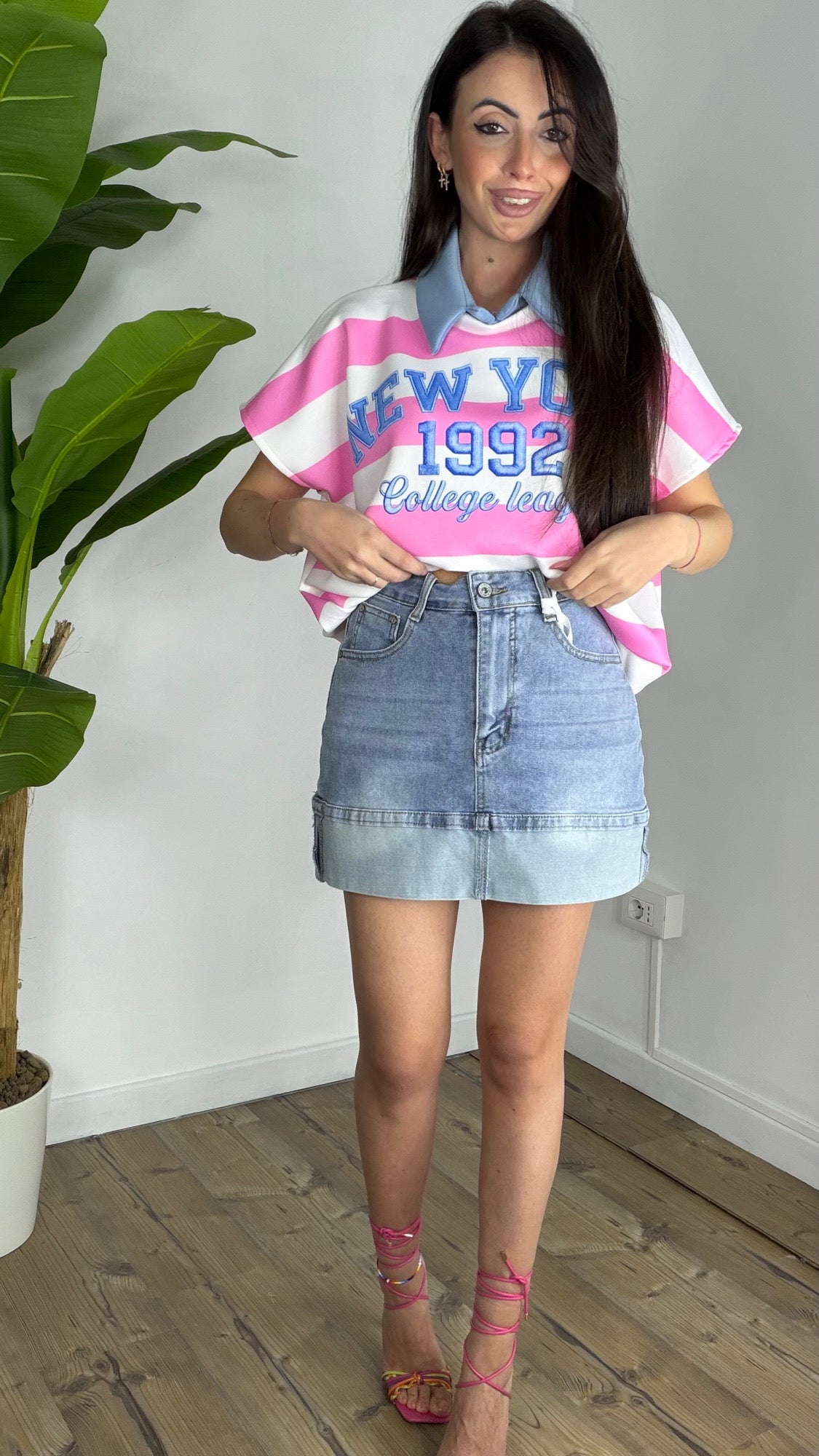 Minigonna Denim