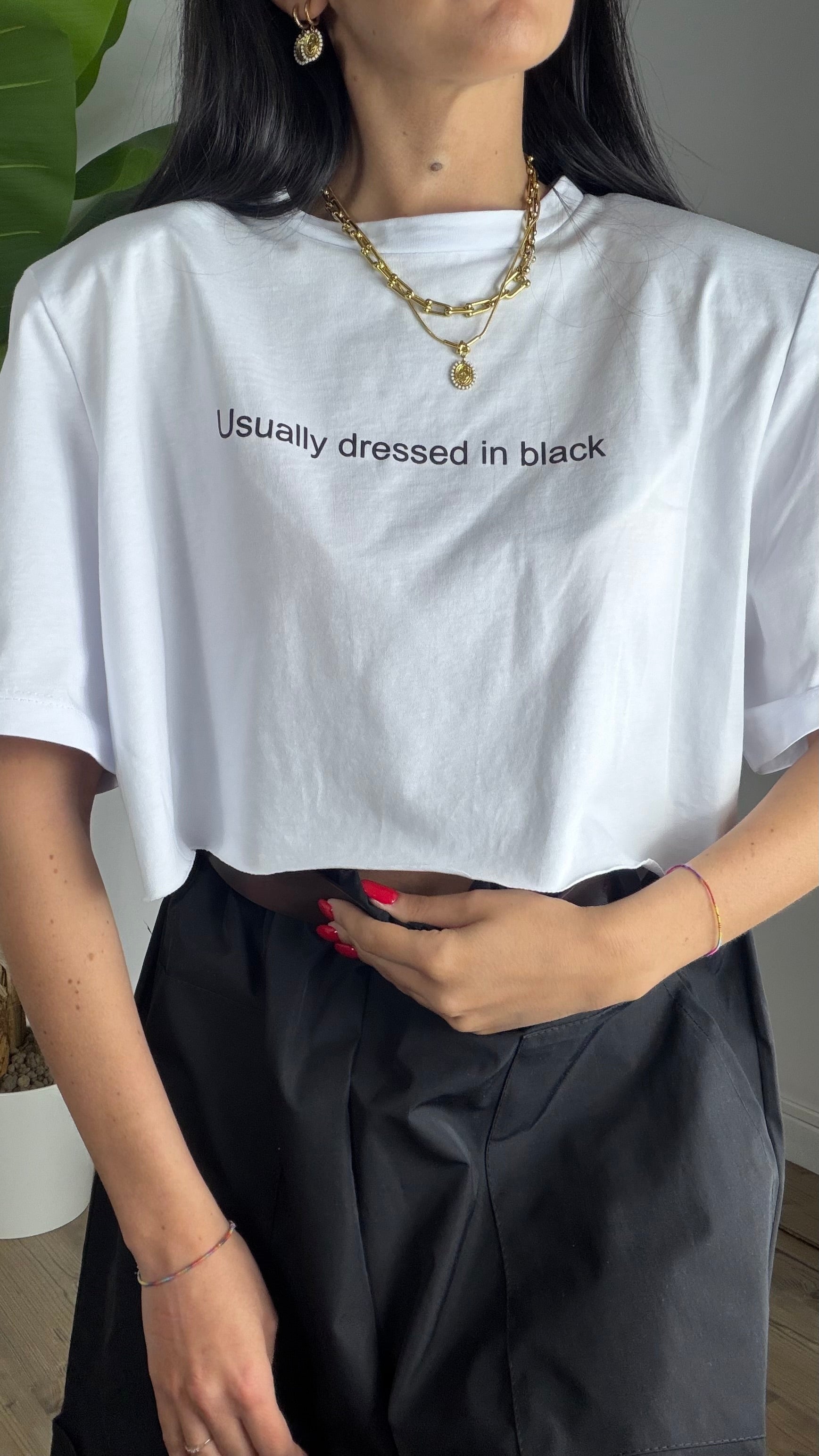 T-shirt Crop JustWest