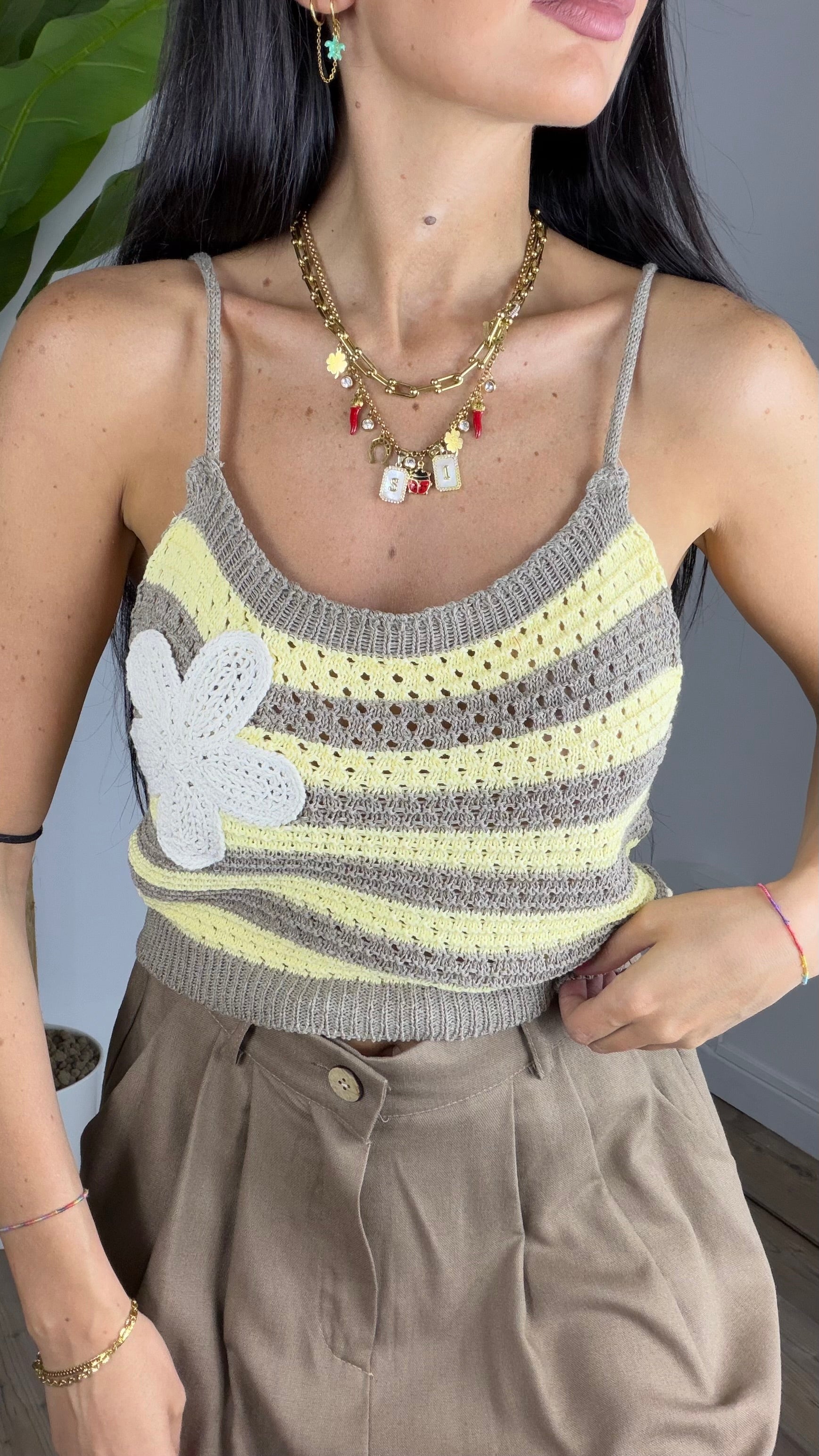 Top Crop Uncinetto