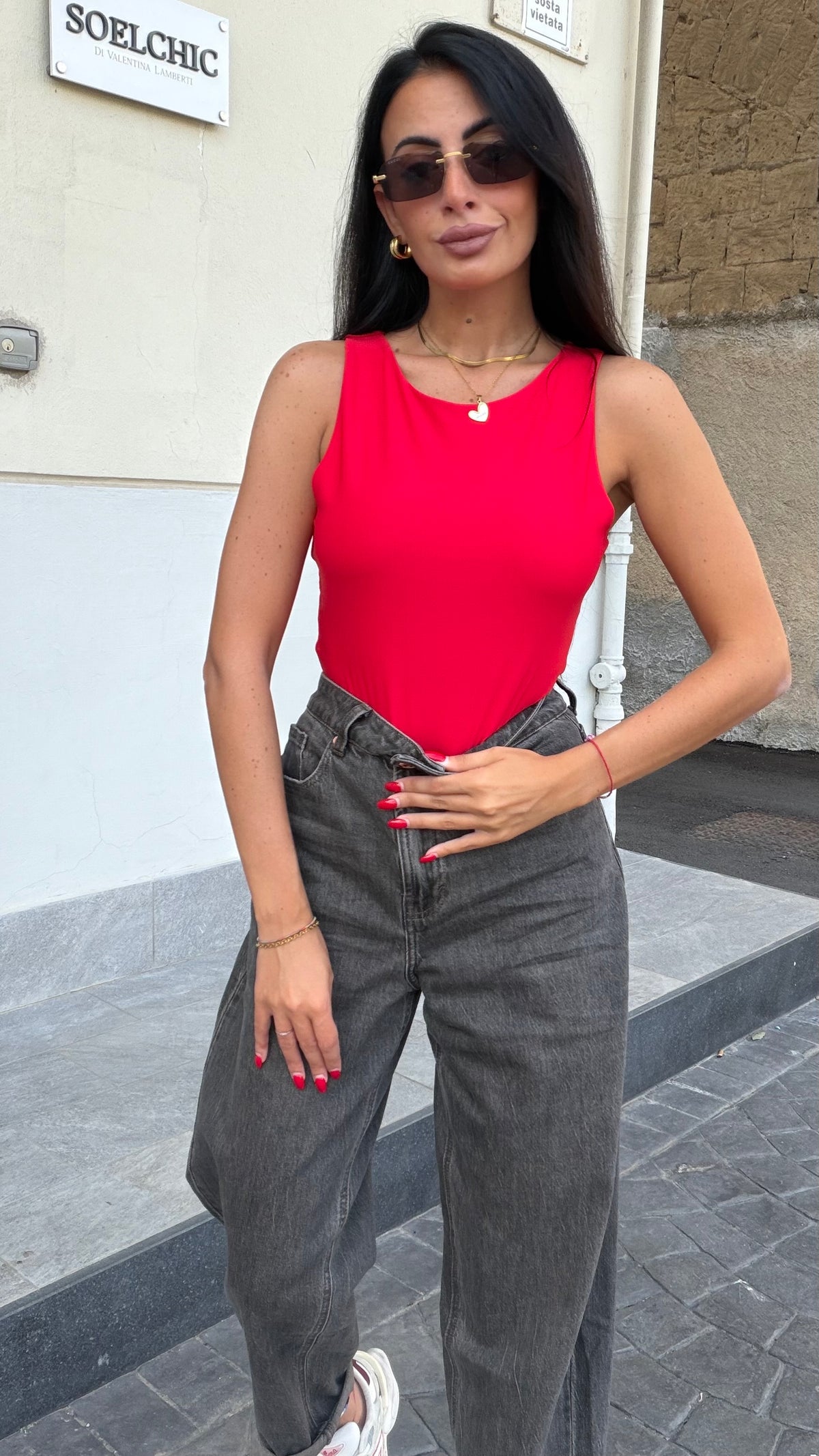 Body Jas Rosso