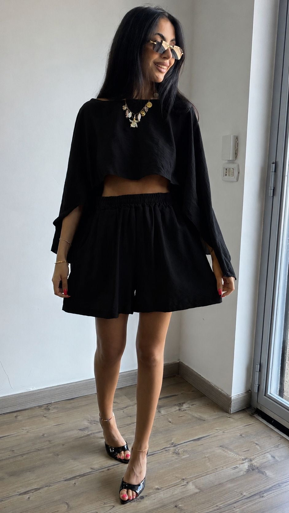 Coordinato Nicole nero