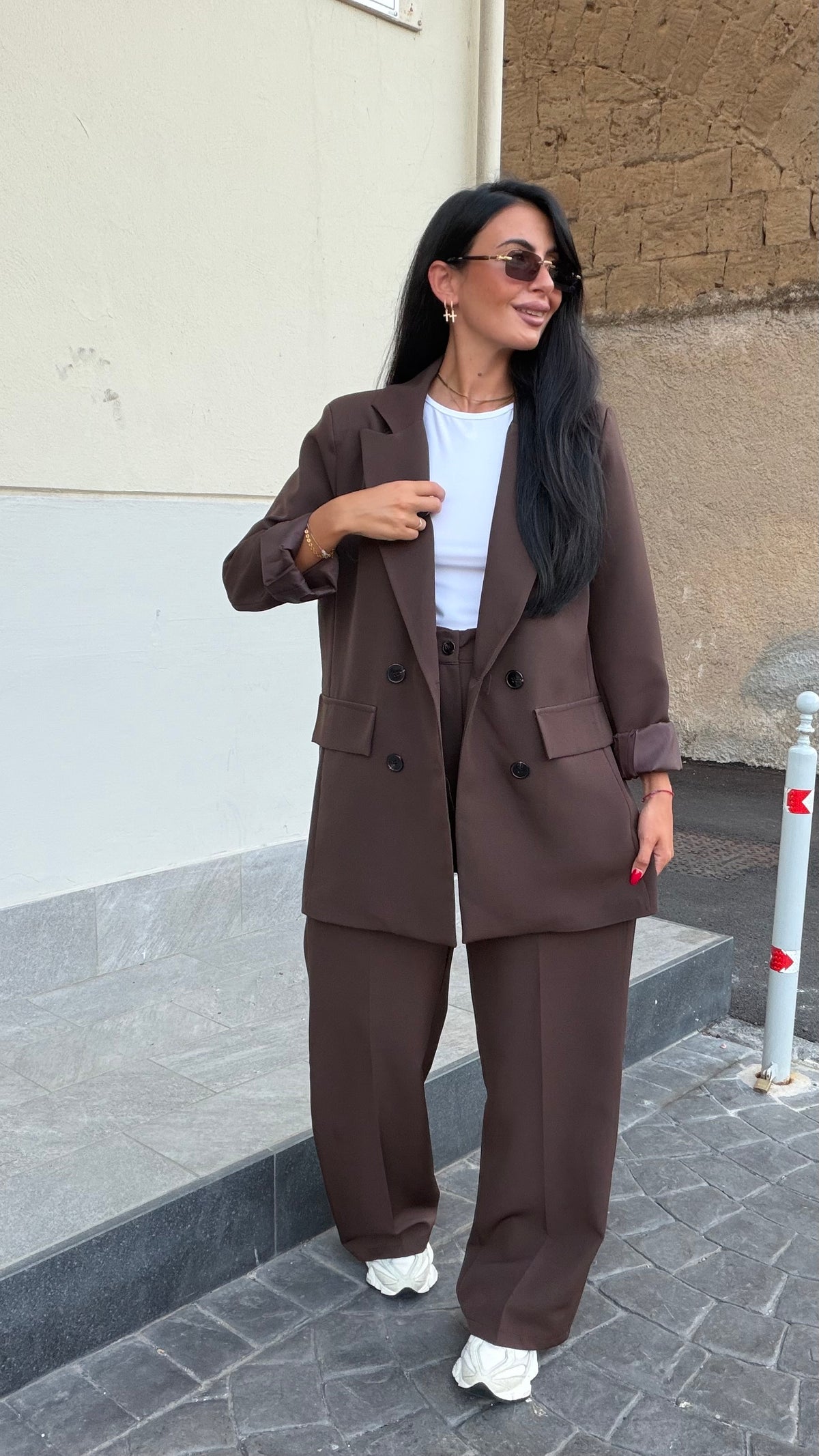 Tailleur Angelina marrone