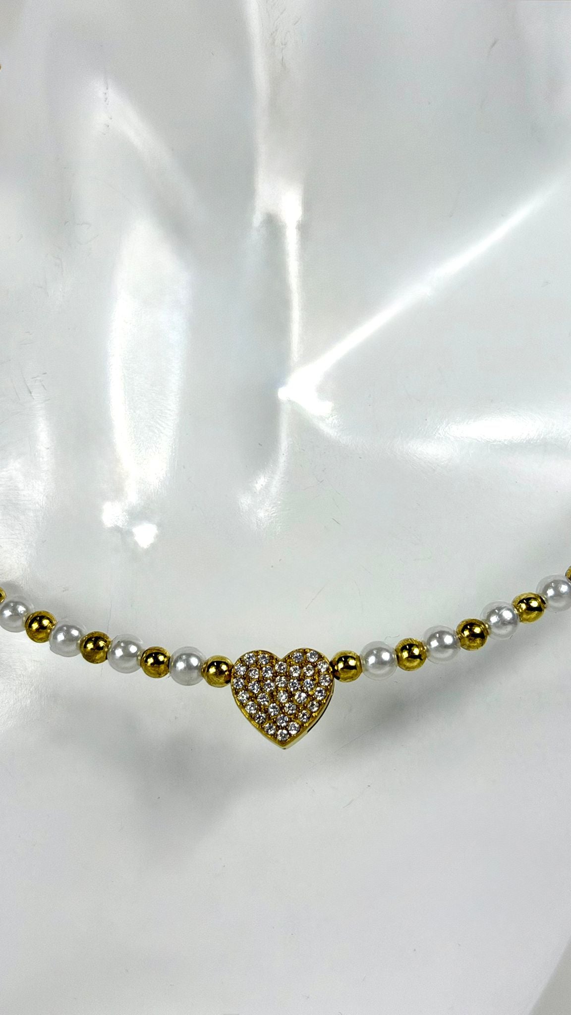 Collana Girocollo Perline