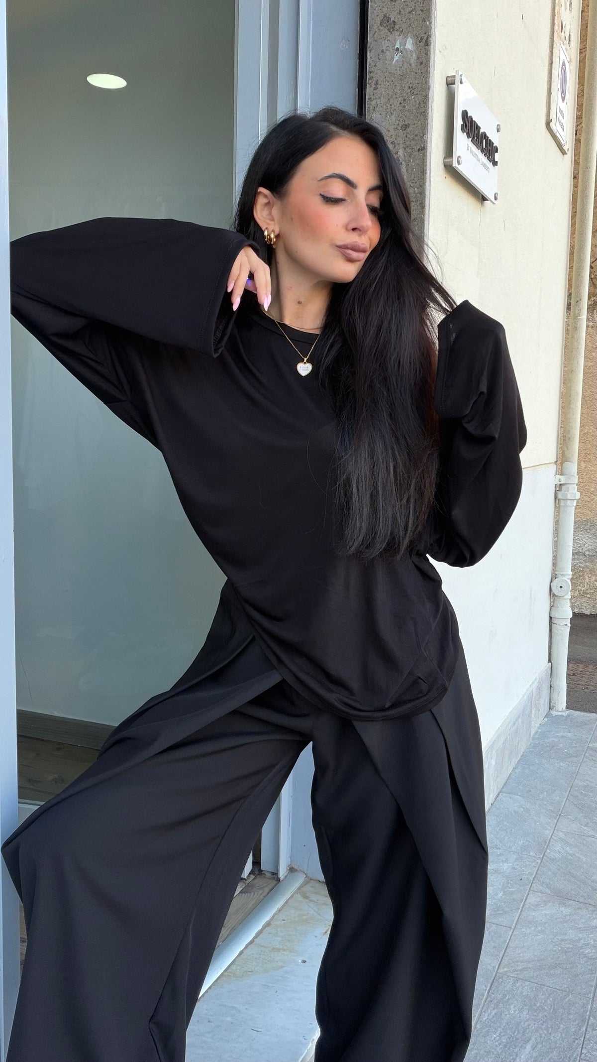 Longsleeve Nera 5797