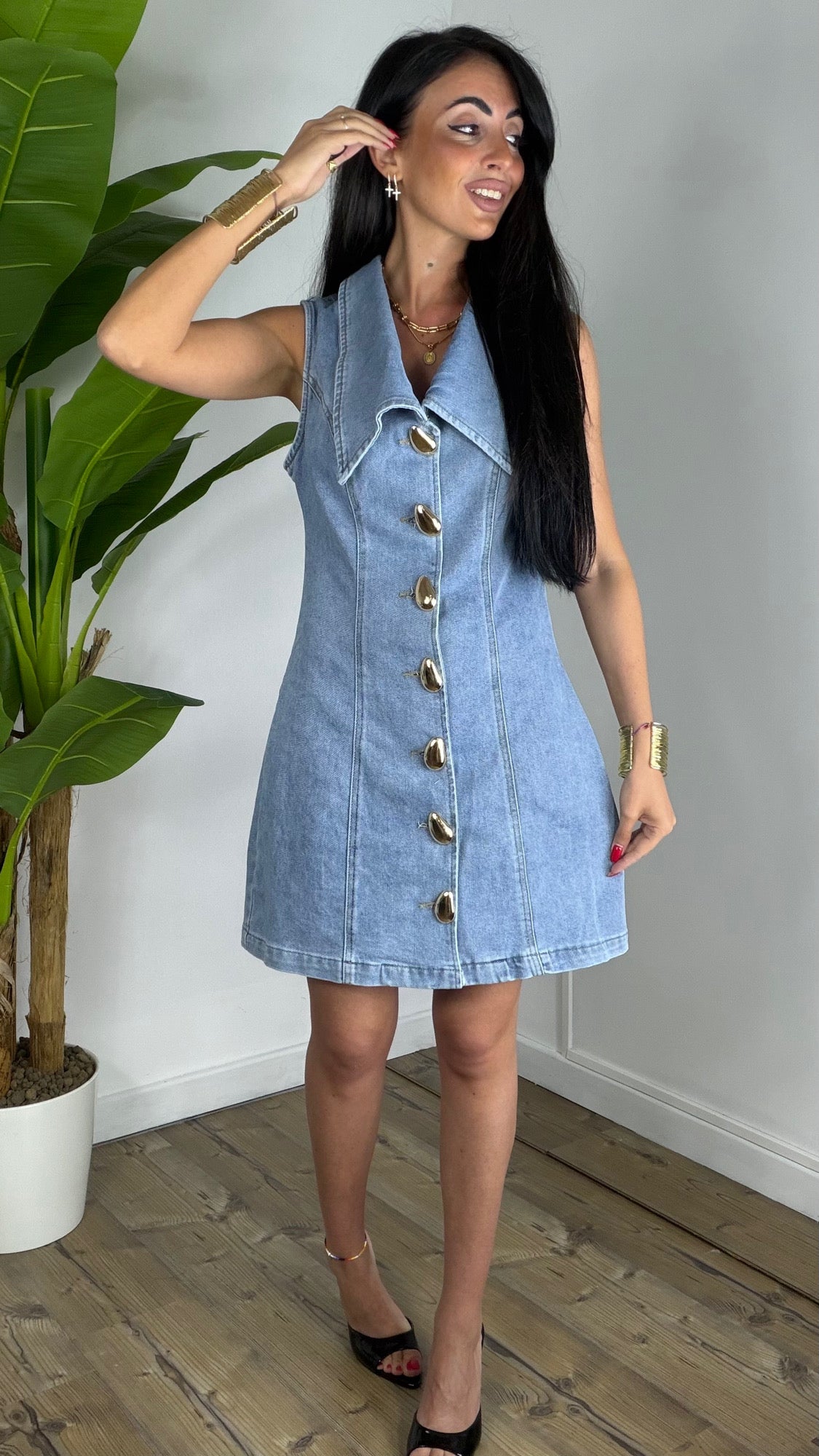 Abito Denim Chiaro
