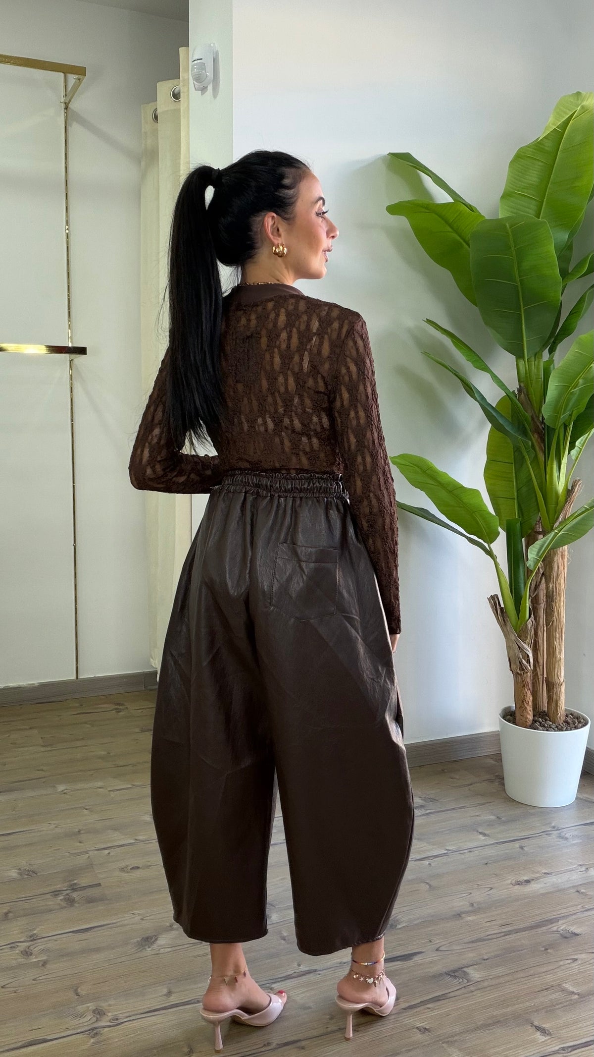 Pantalone ballon 19168 marrone
