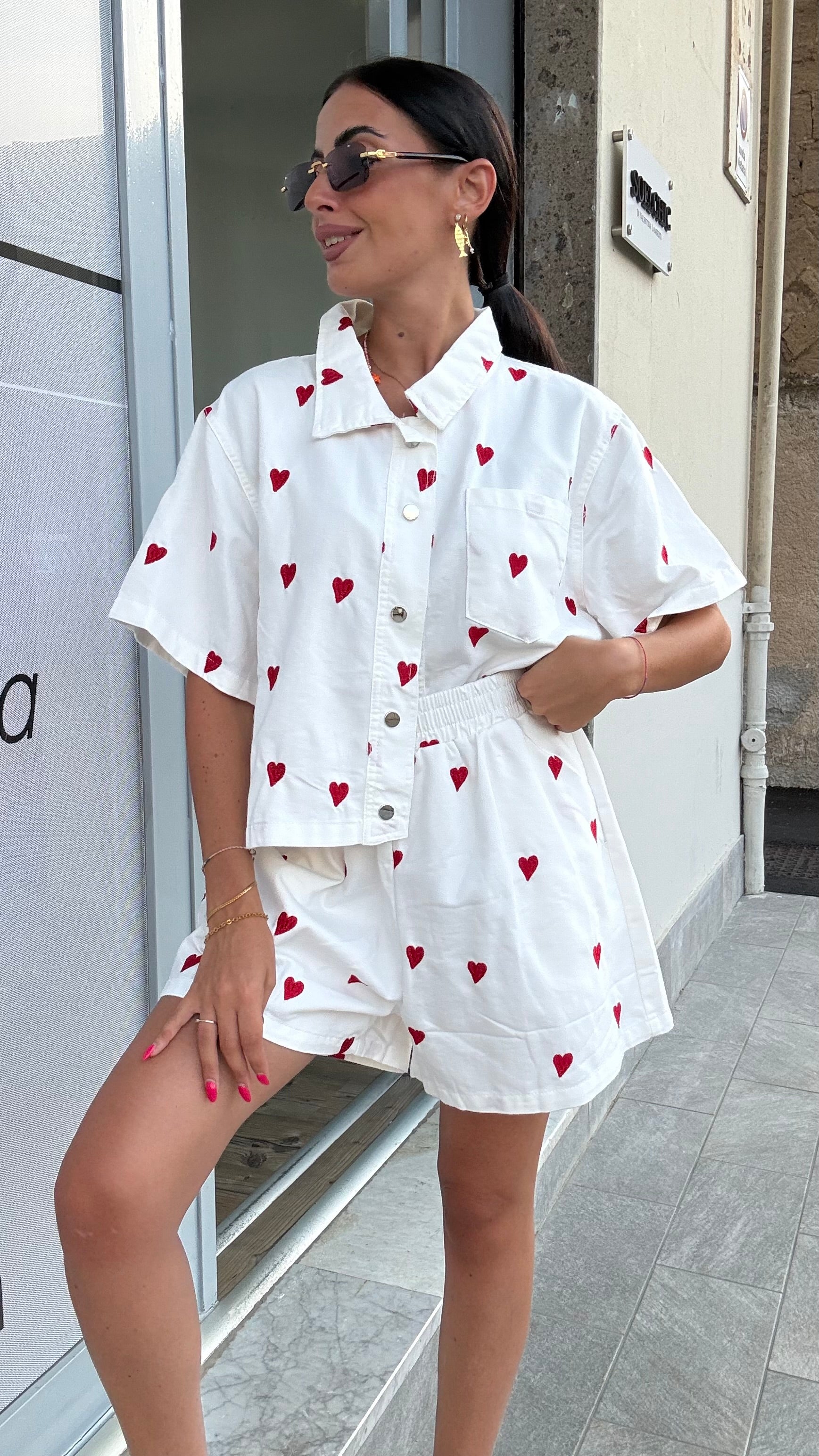 Coordinato Cuore Denim