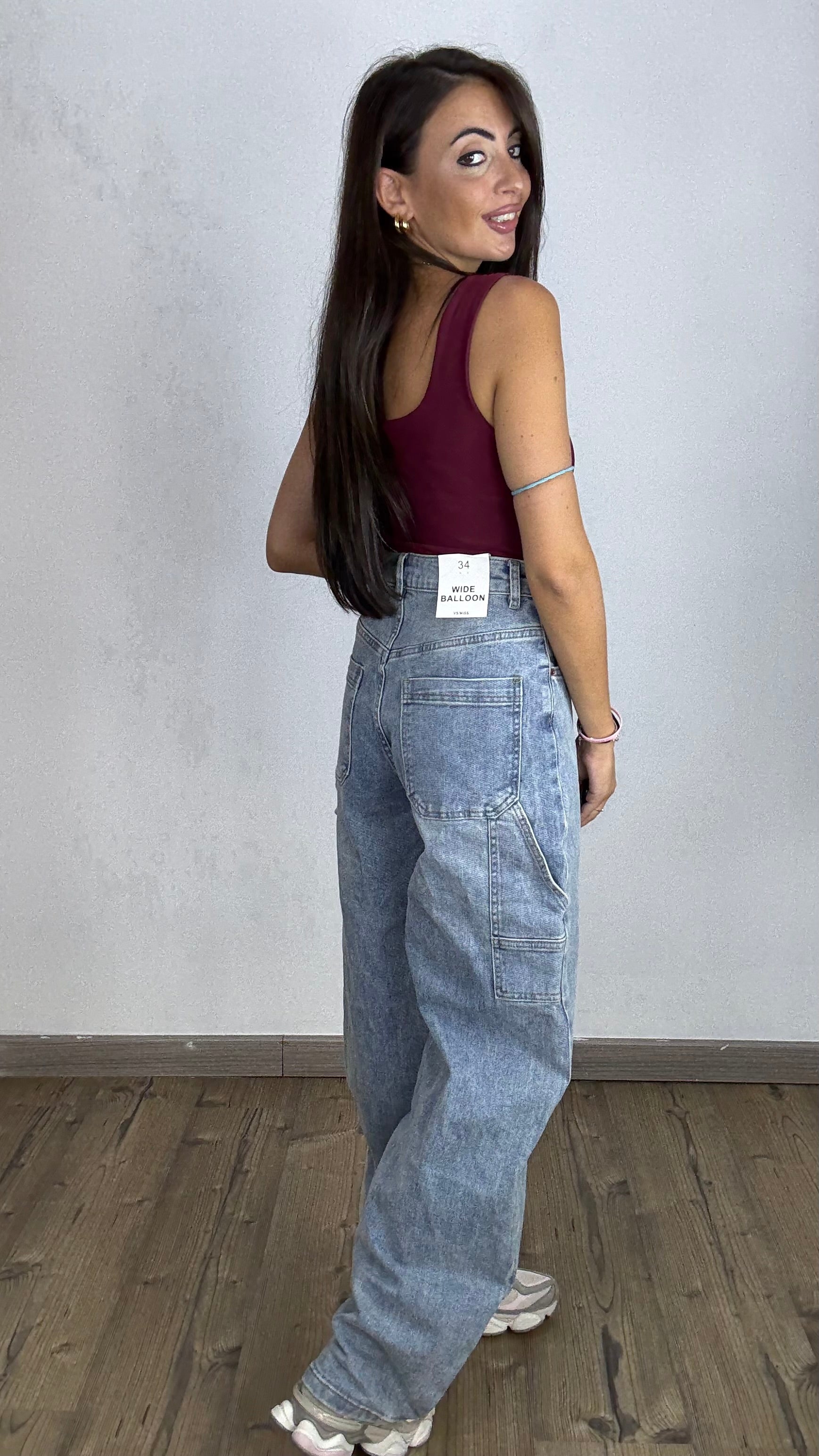Jeans Wide Balloon 8755