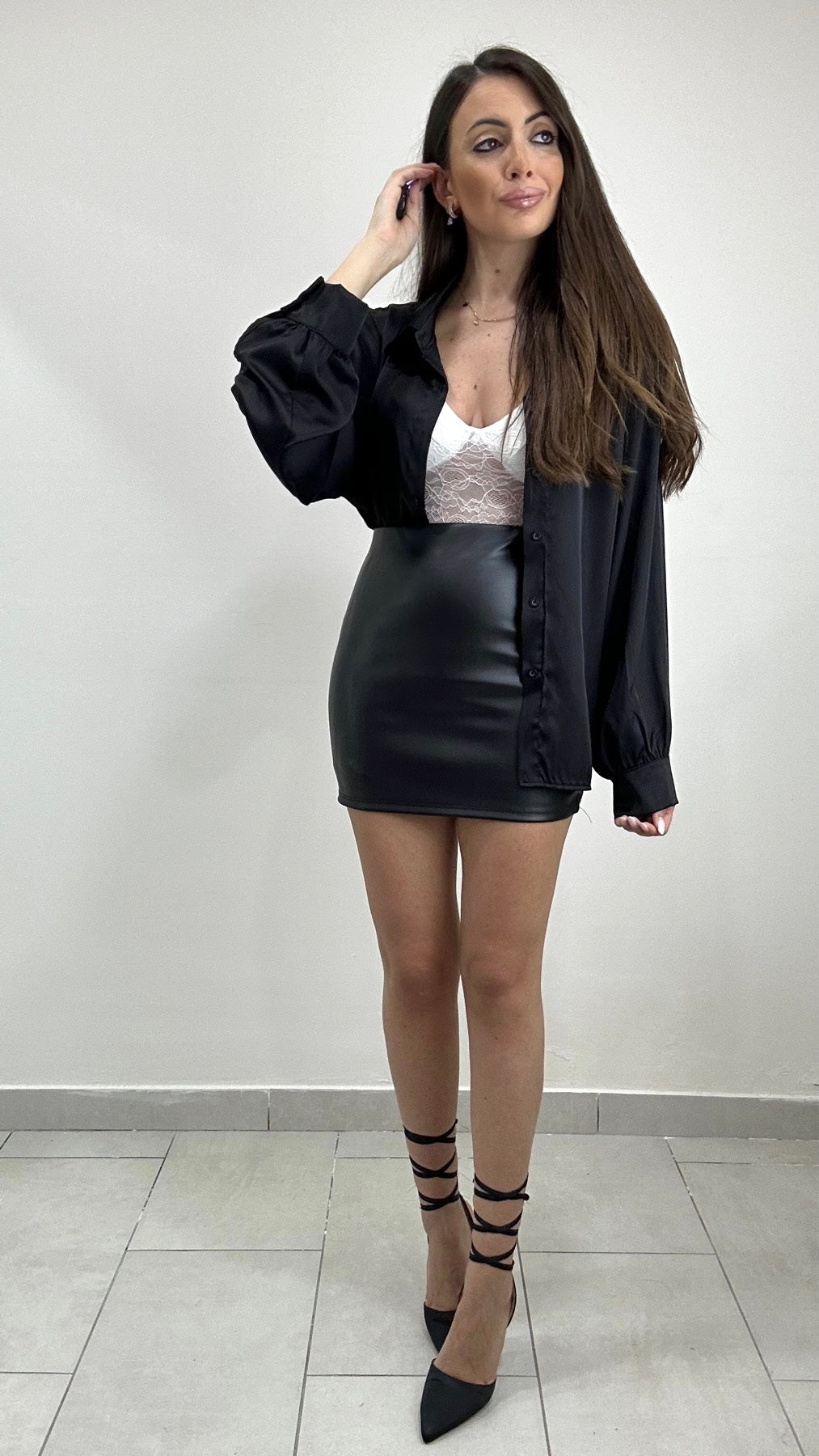 Minigonna in Pelle
