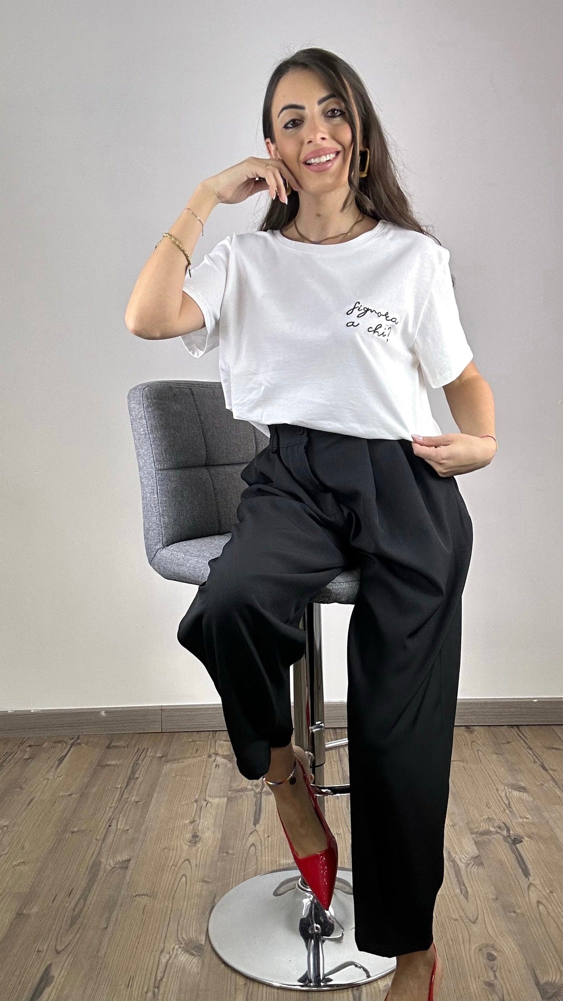 T-shirt Signora a Chi?