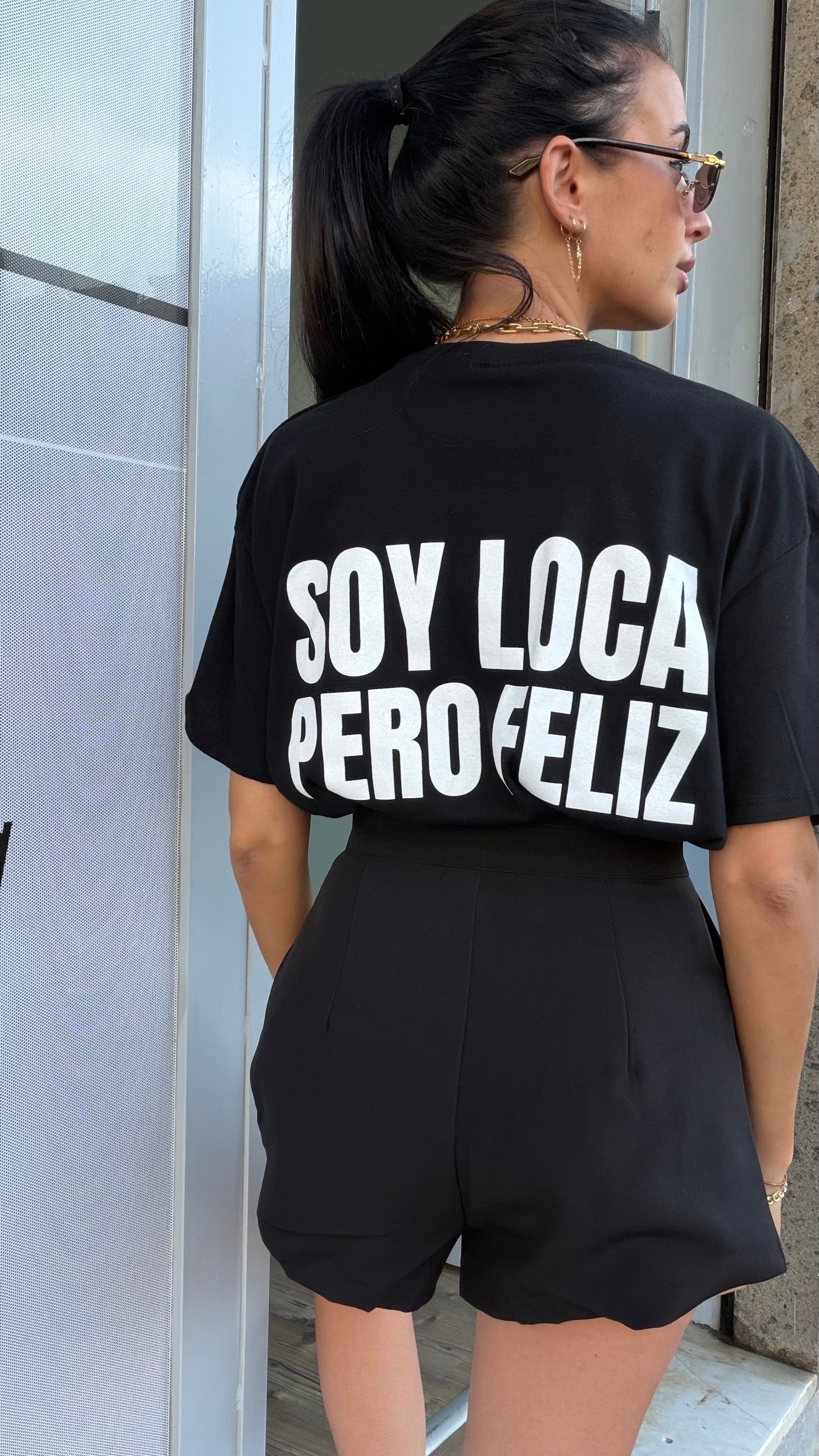 T-shirt Soy Loca Però Feliz