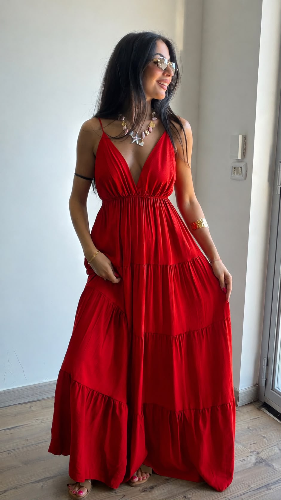 Abito Milga Rosso